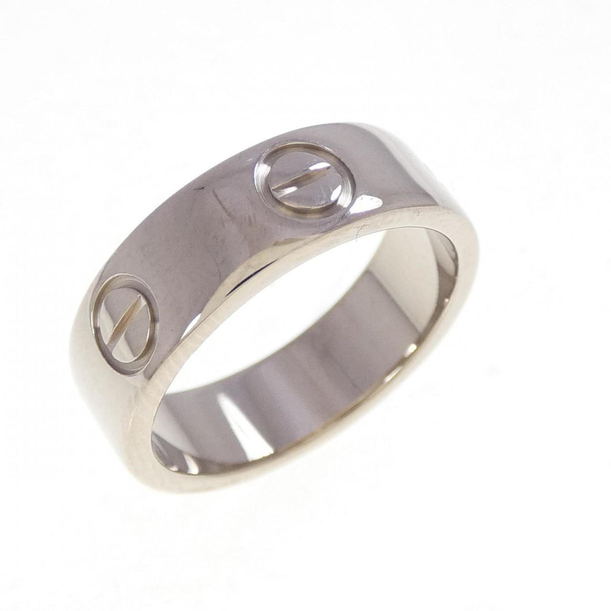 Cartier White Gold White Gold (18K) Band Ring (Pre-Owned)