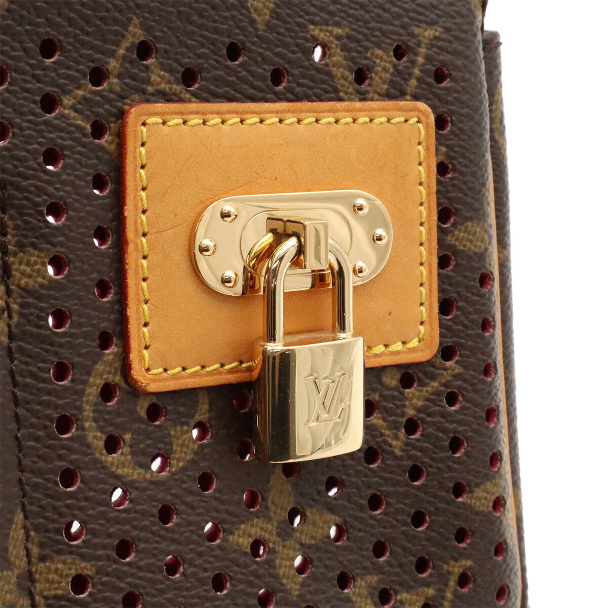 Louis Vuitton Fuchsia Monogram Monogram Perforated Handbag Pochette Pouch (Pre-Owned)