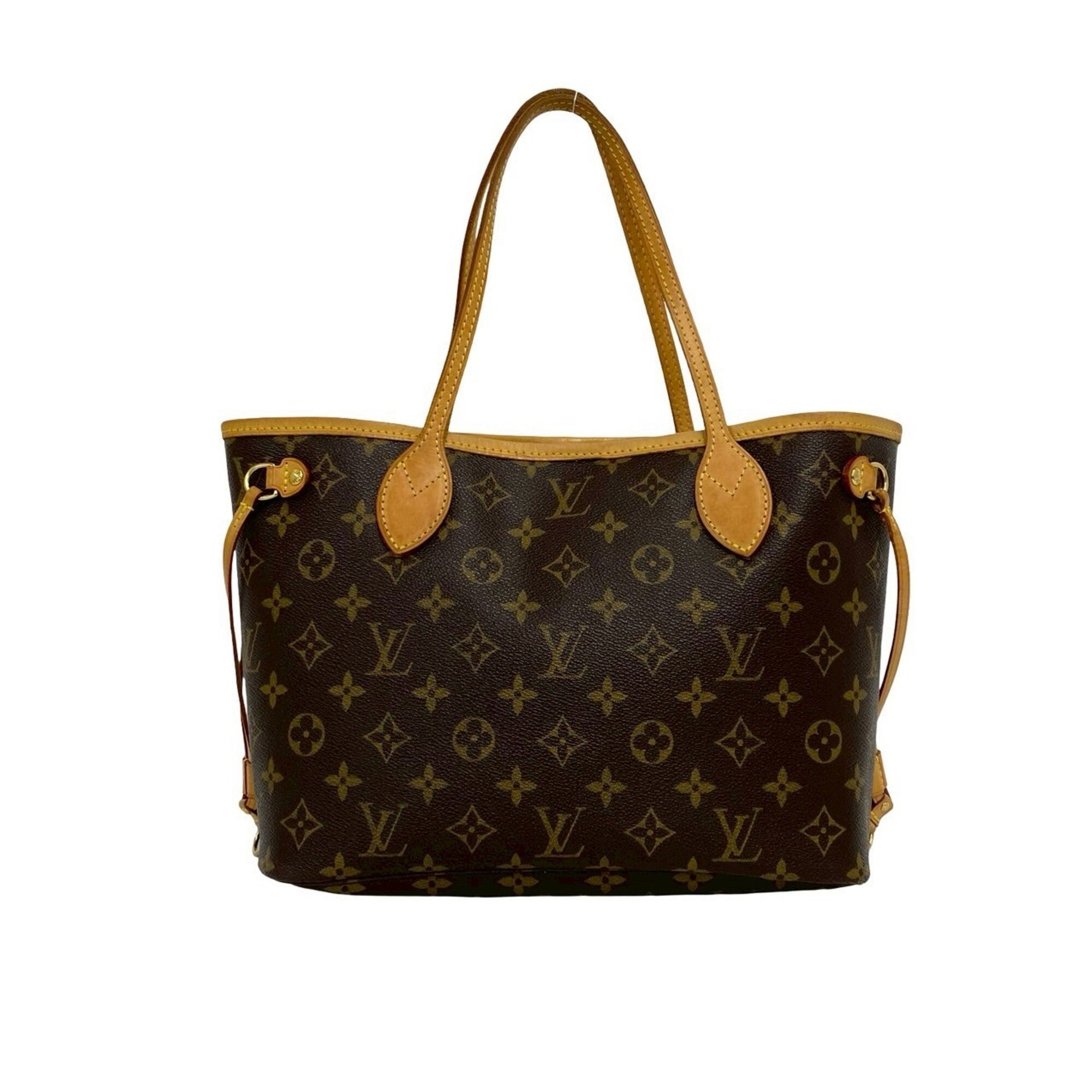 Louis Vuitton Brown Pvc Leather Handbag Tote Bag (Pre-Owned)