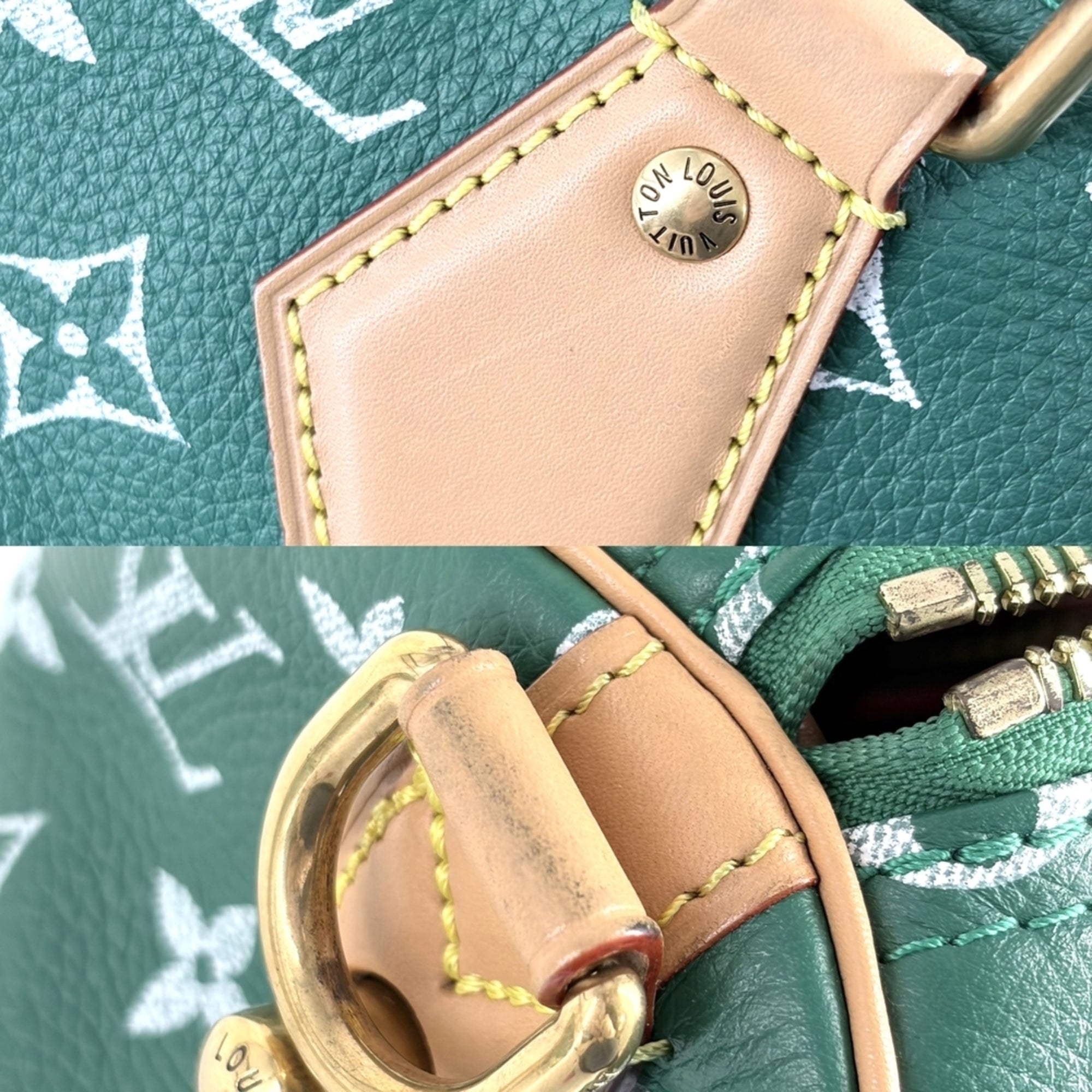 Louis Vuitton Monogram Vert Monogram Handbag Shoulder Bag (Pre-Owned)