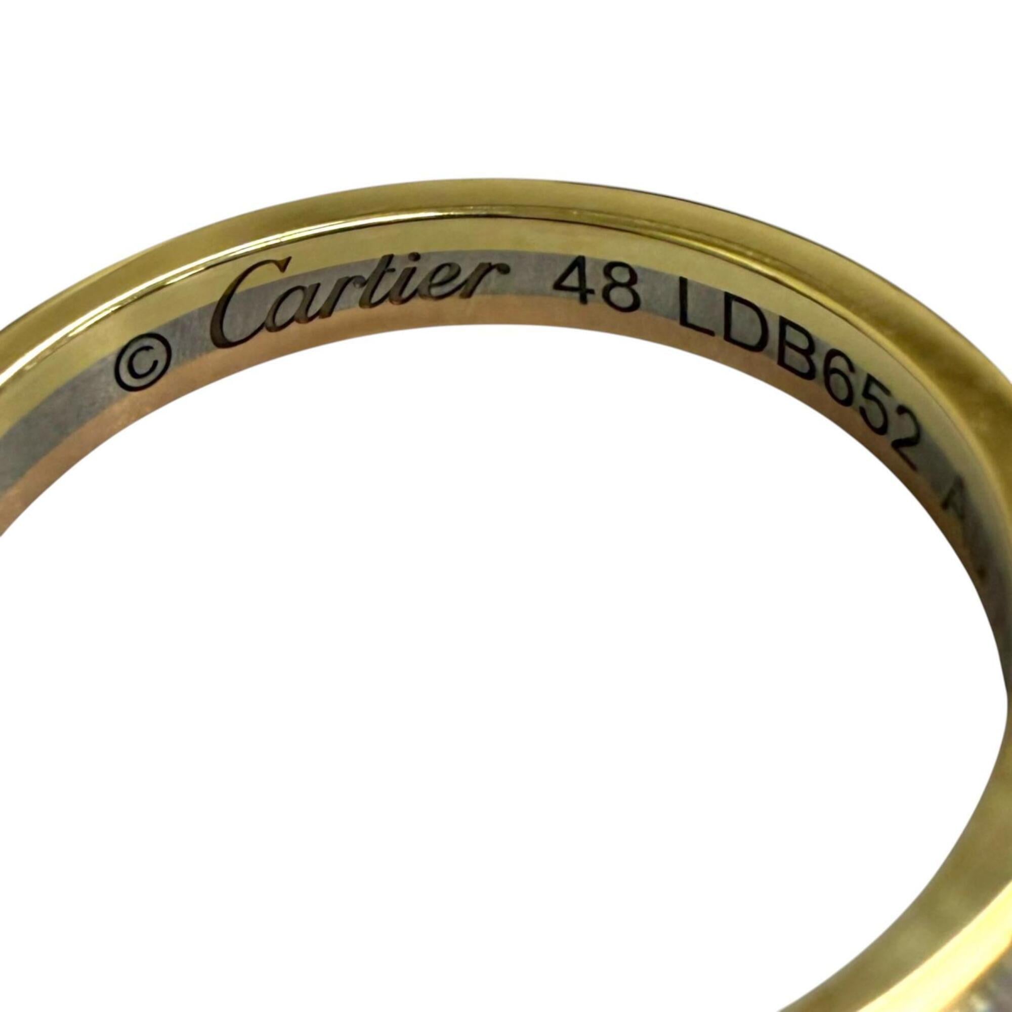 Cartier Pink Gold White Gold Yellow Gold Yellow Gold (18K) Pink Gold (18K) White Gold (18K) Band Ring (Pre-Owned)