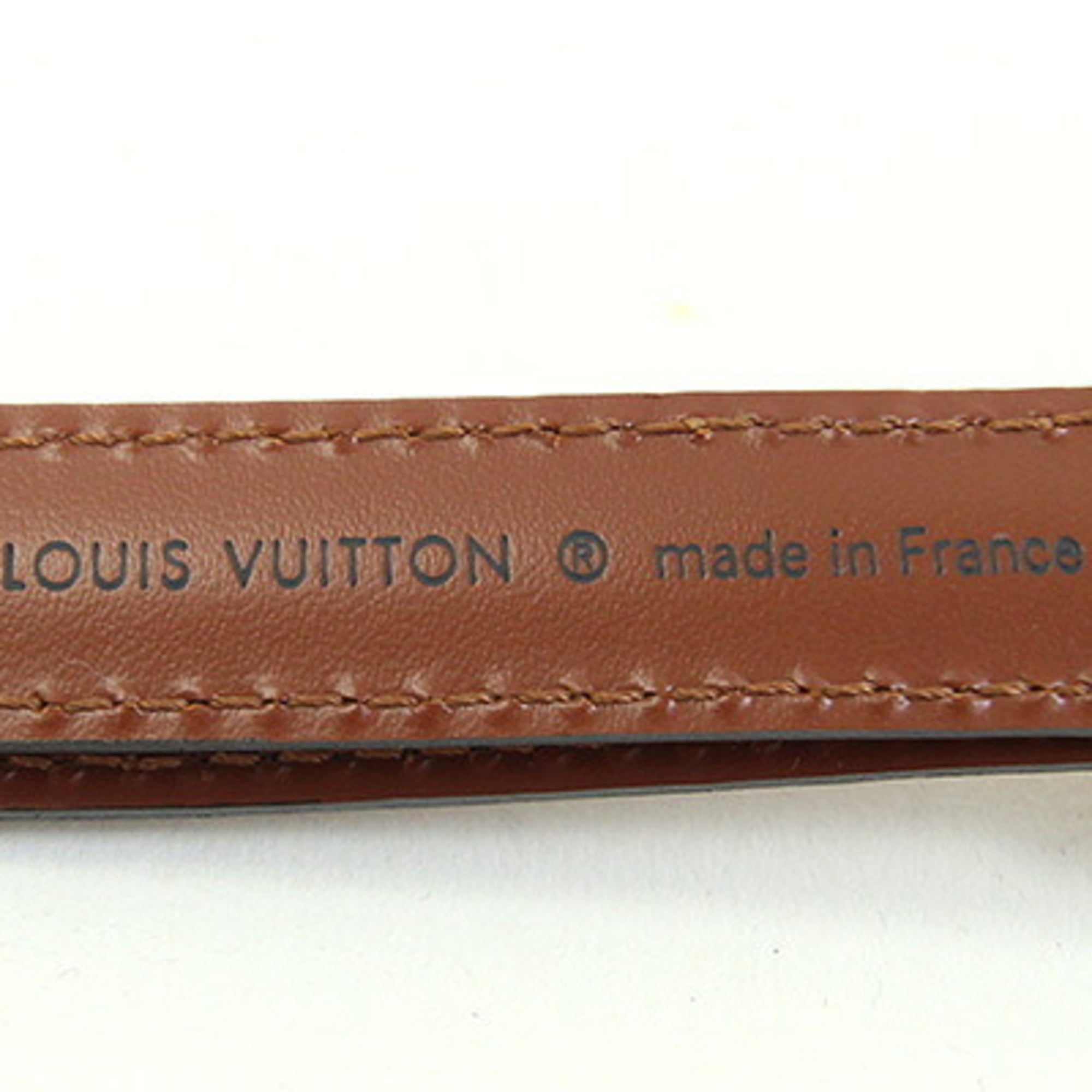 Louis Vuitton Brown Monogram Leather Metal Shoulder Bag (Pre-Owned)