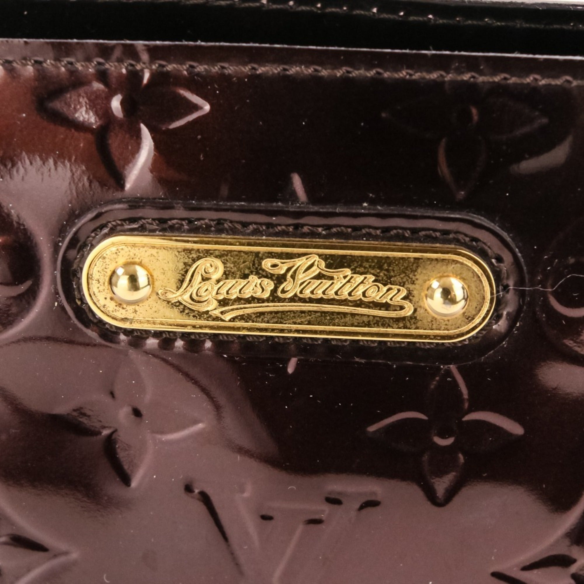 Louis Vuitton Vernis Amarante Monogram Vernis Handbag (Pre-Owned)