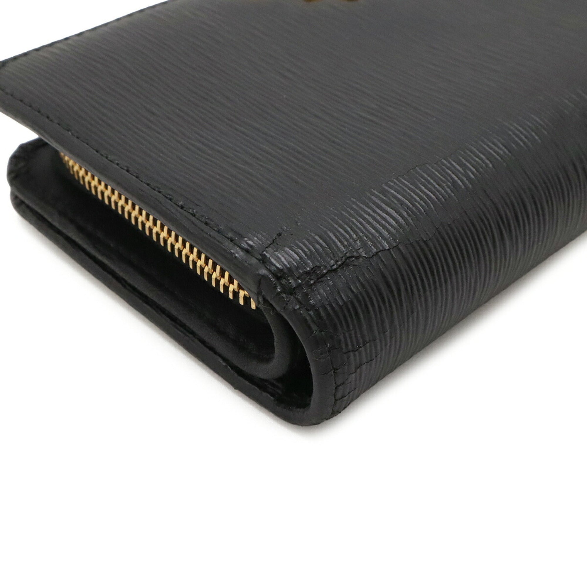 Prada Black Nero Leather Wallet (Bi-Fold) (Pre-Owned)
