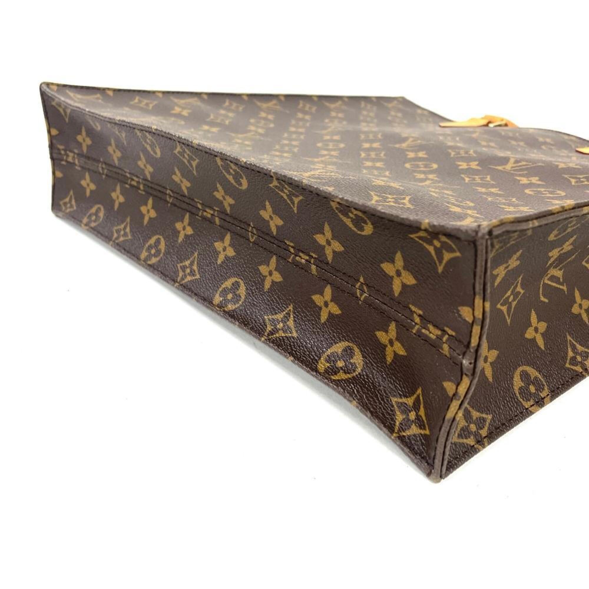 Louis Vuitton Brown Monogram Canvas Handbag (Pre-Owned)