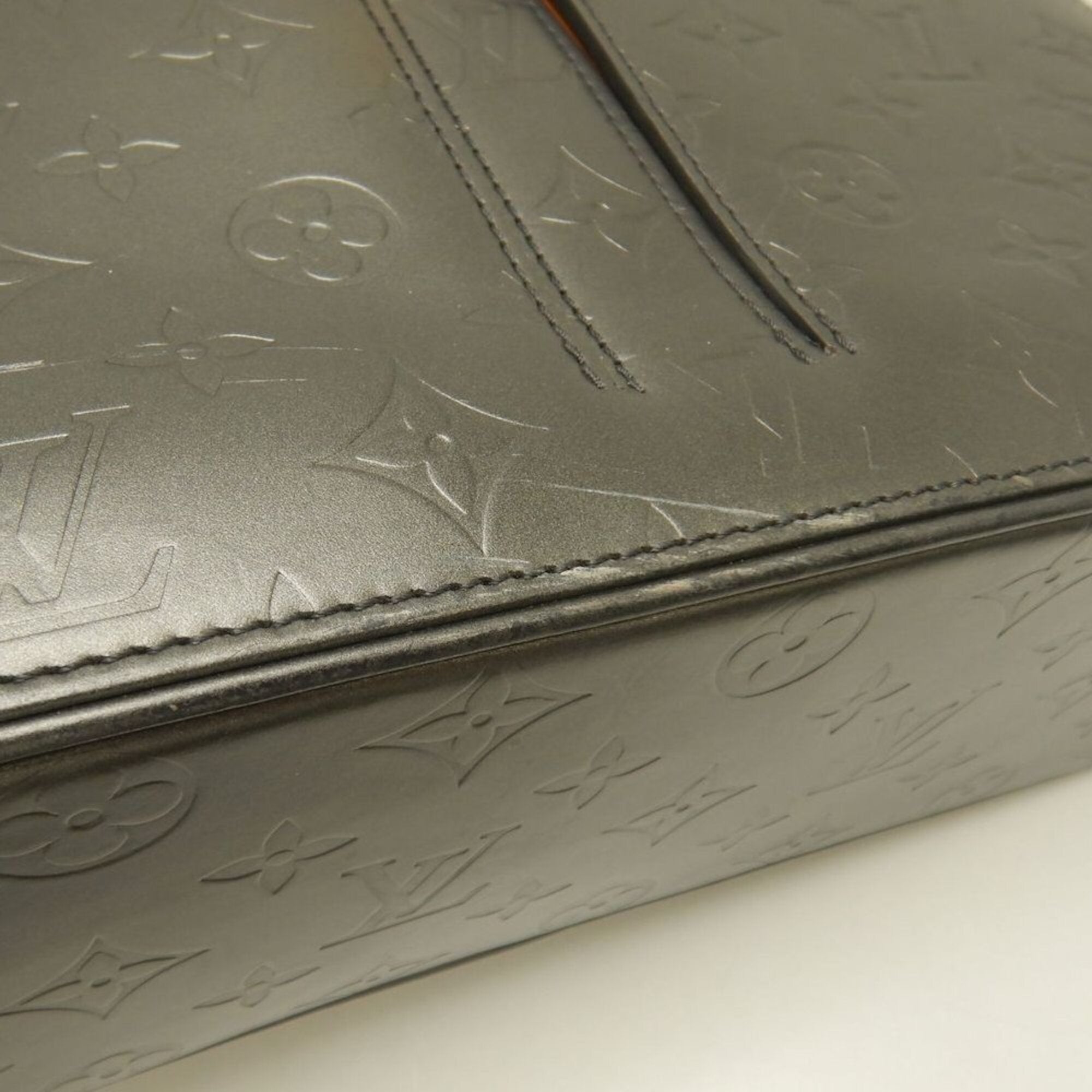 Louis Vuitton Monogram Noir Leather Tote Bag (Pre-Owned)