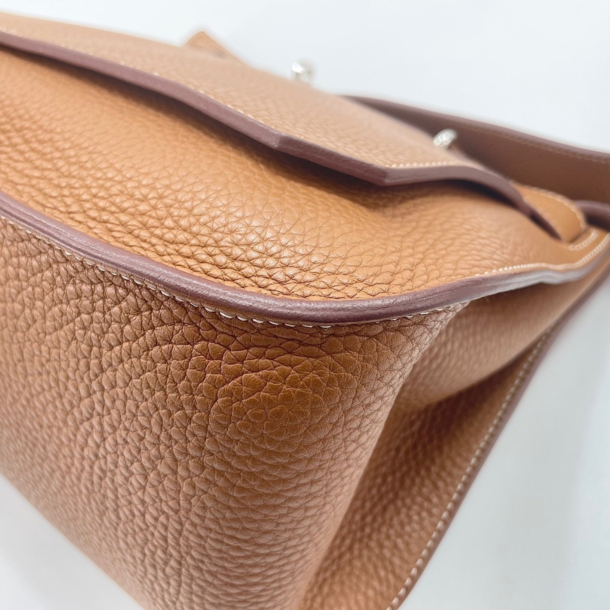Hermes Jypsiere Brown Shoulder Bag (Pre-Owned)