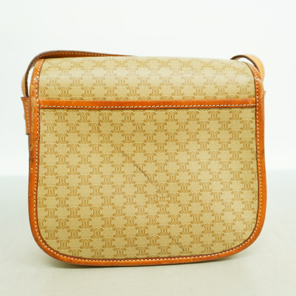 Celine Beige Pvc Shoulder Bag (Pre-Owned)