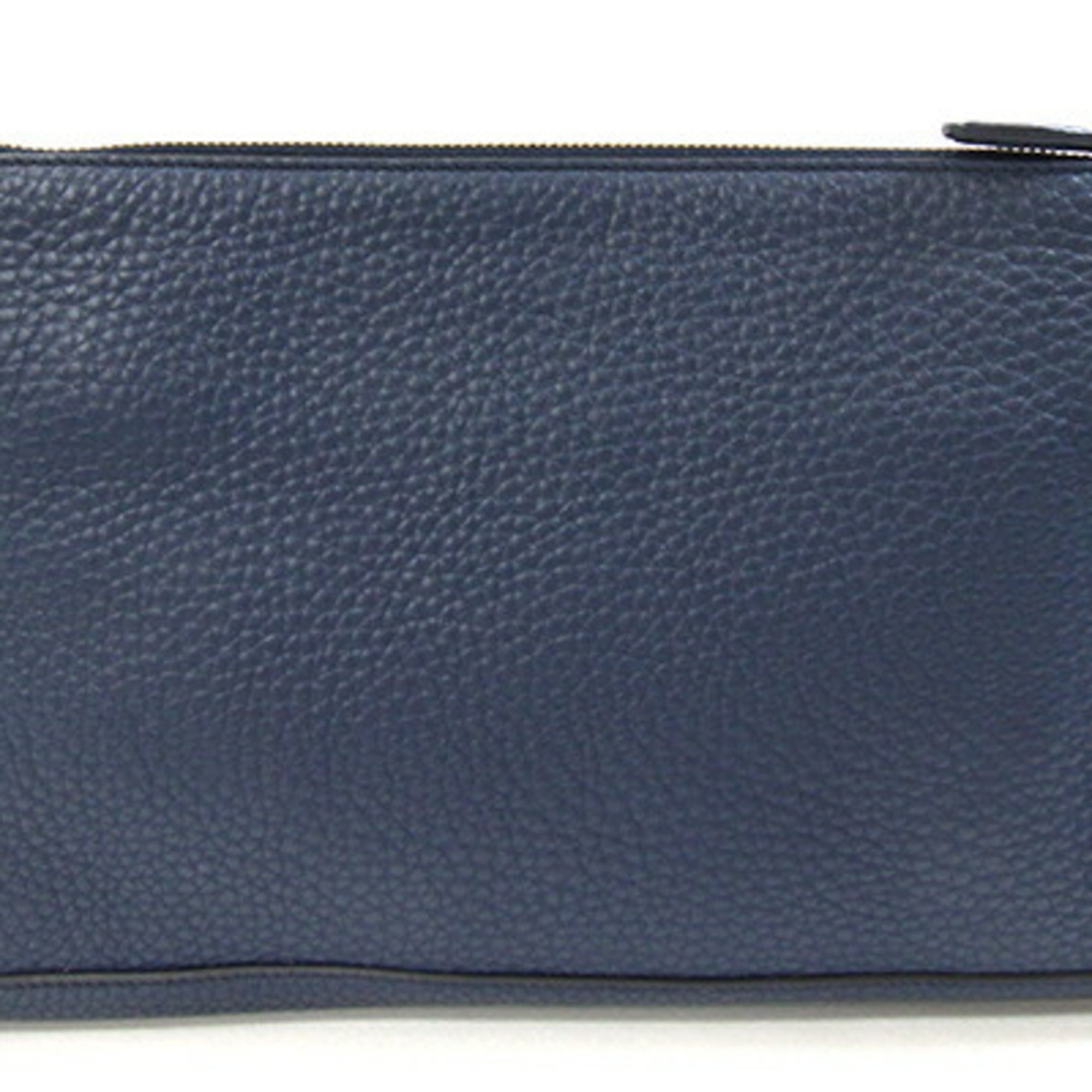 Prada Navy Leather Shoulder Bag (Pre-Owned)