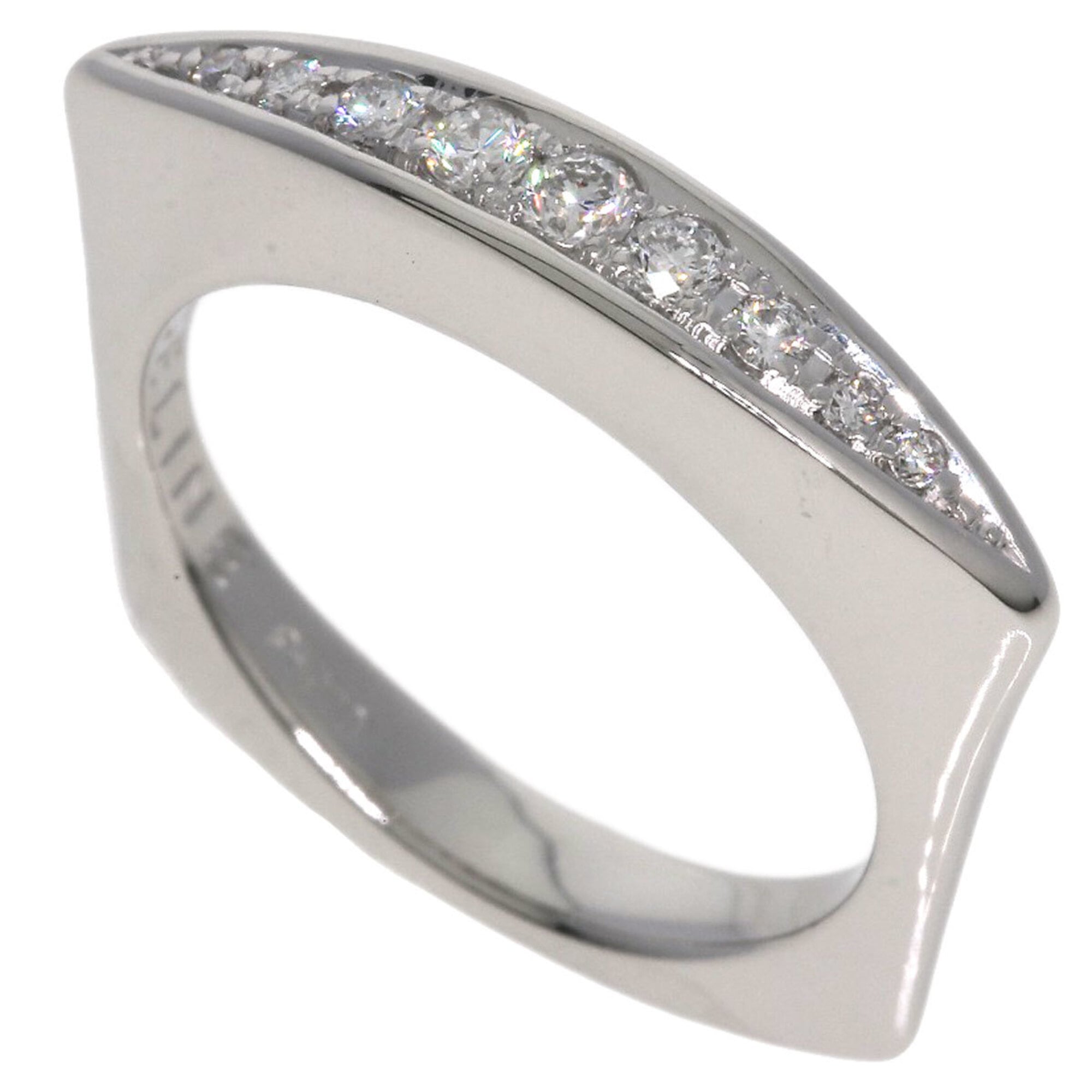 Celine Platinum 900 Band Ring (Pre-Owned)