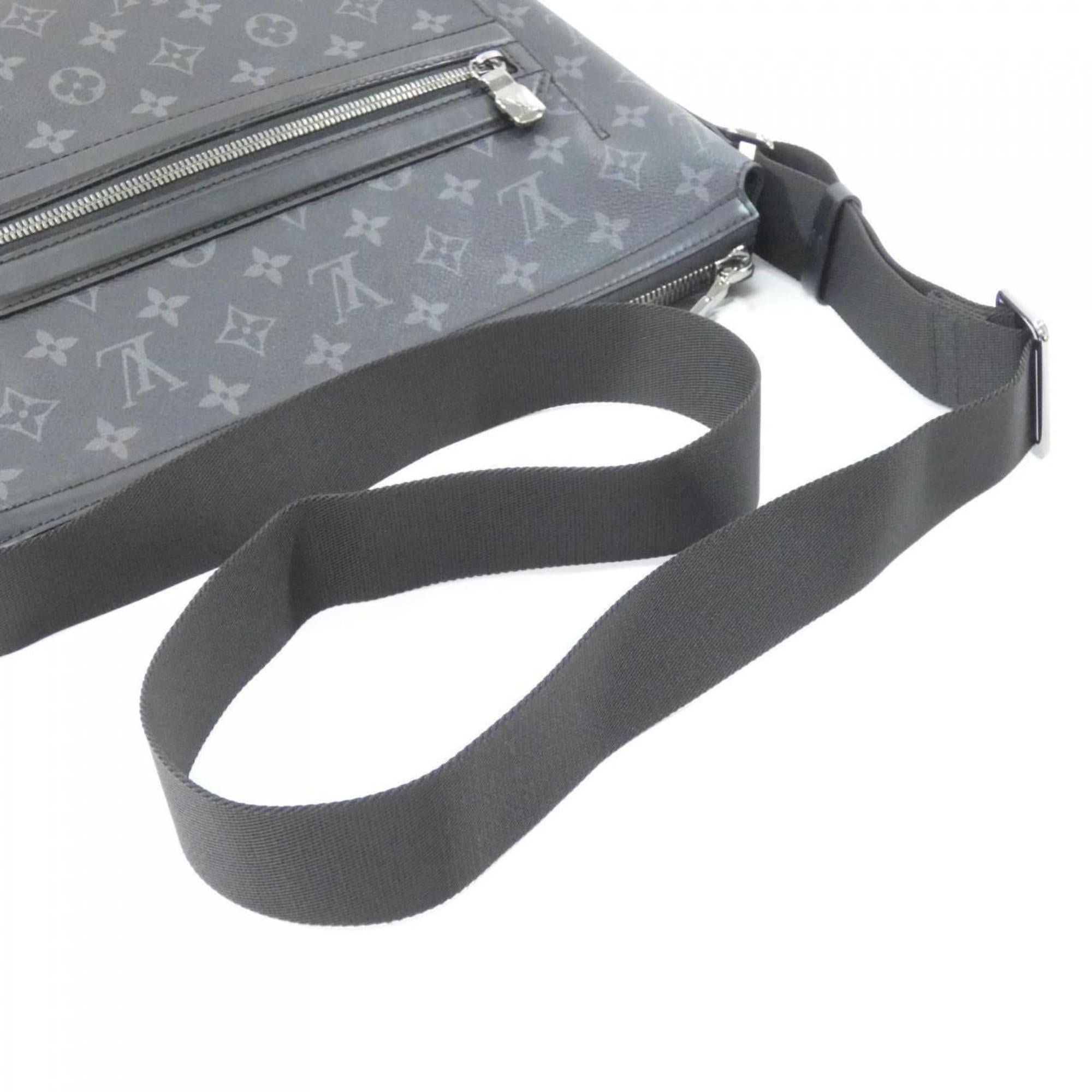 Louis Vuitton Black Coated Canvas Shoulder Bag (Pre-Owned)