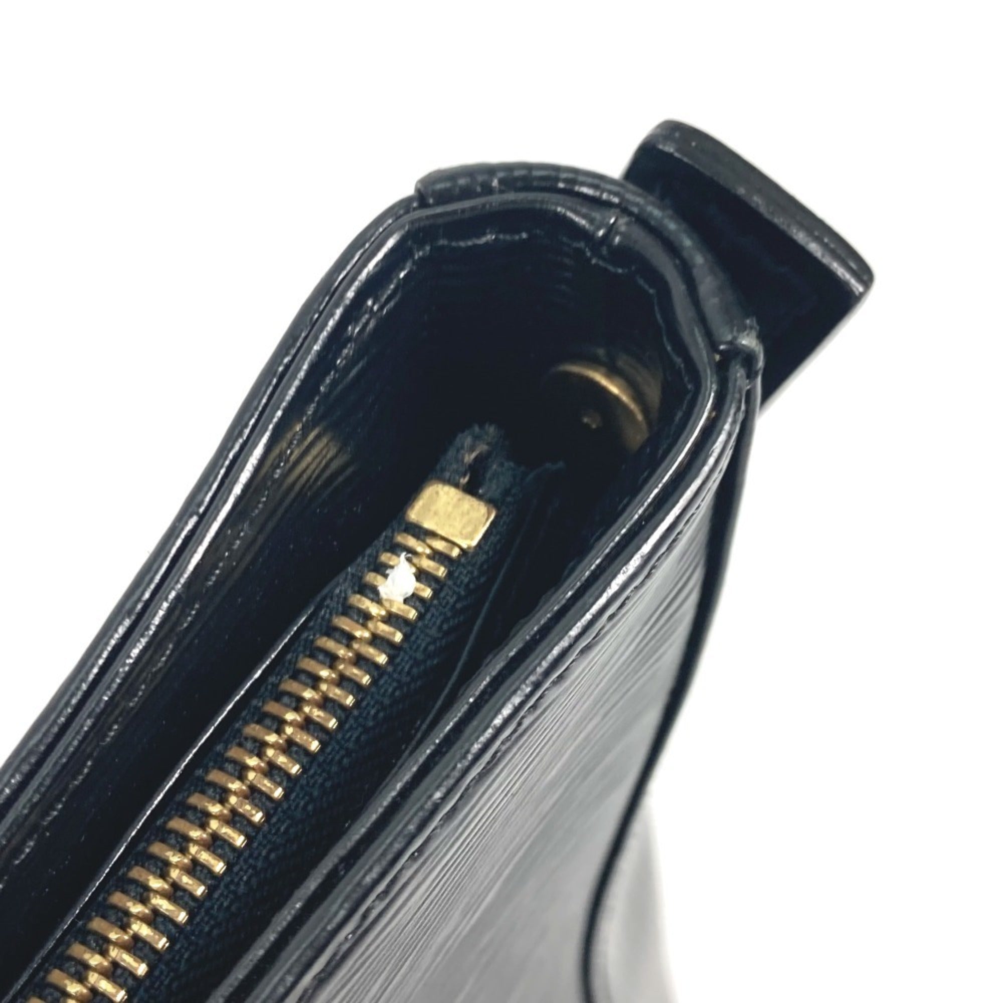 Louis Vuitton Epi Black Noir Epi Leather Shoulder Bag (Pre-Owned)