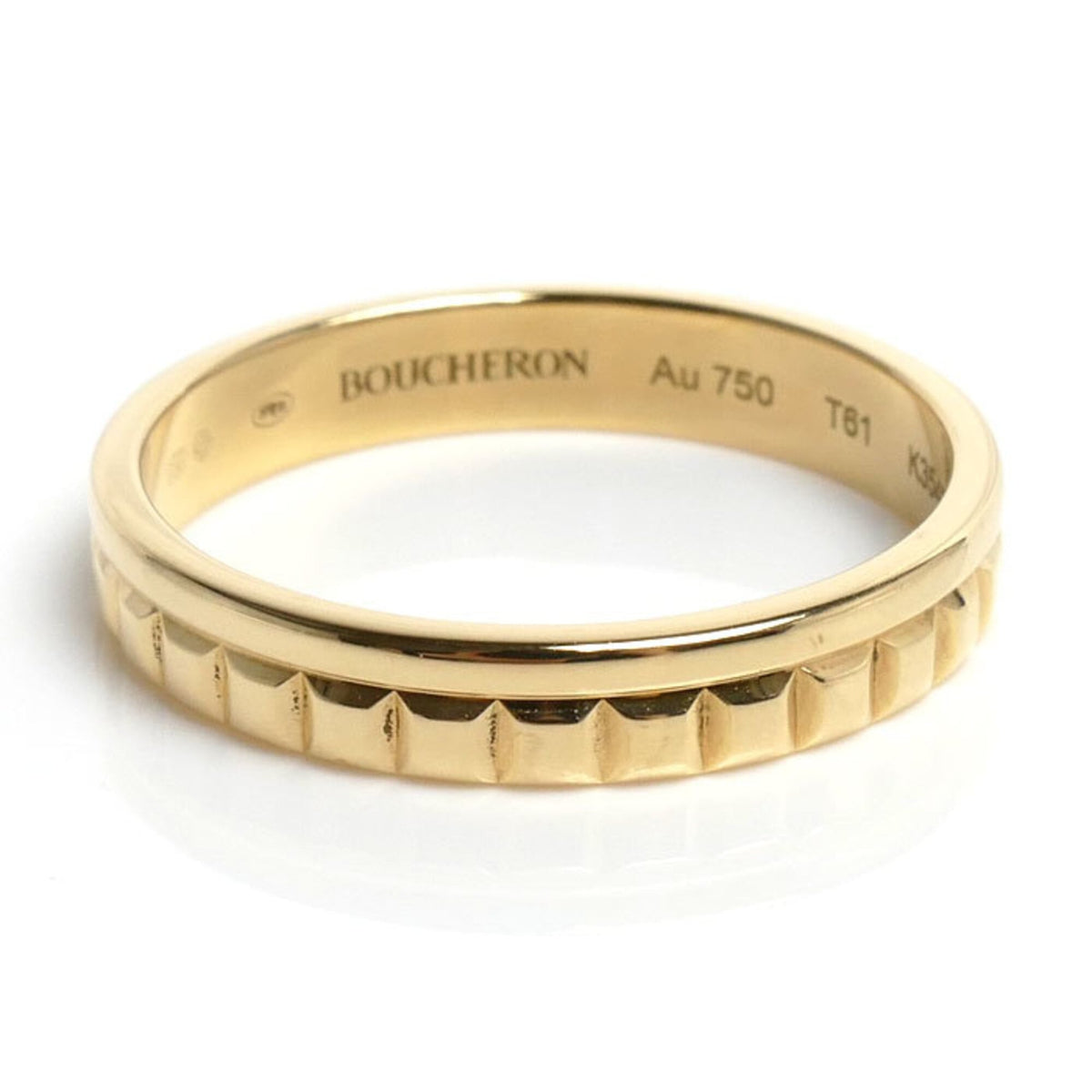 Boucheron Yellow Gold (18K) Band Ring (Pre-Owned)