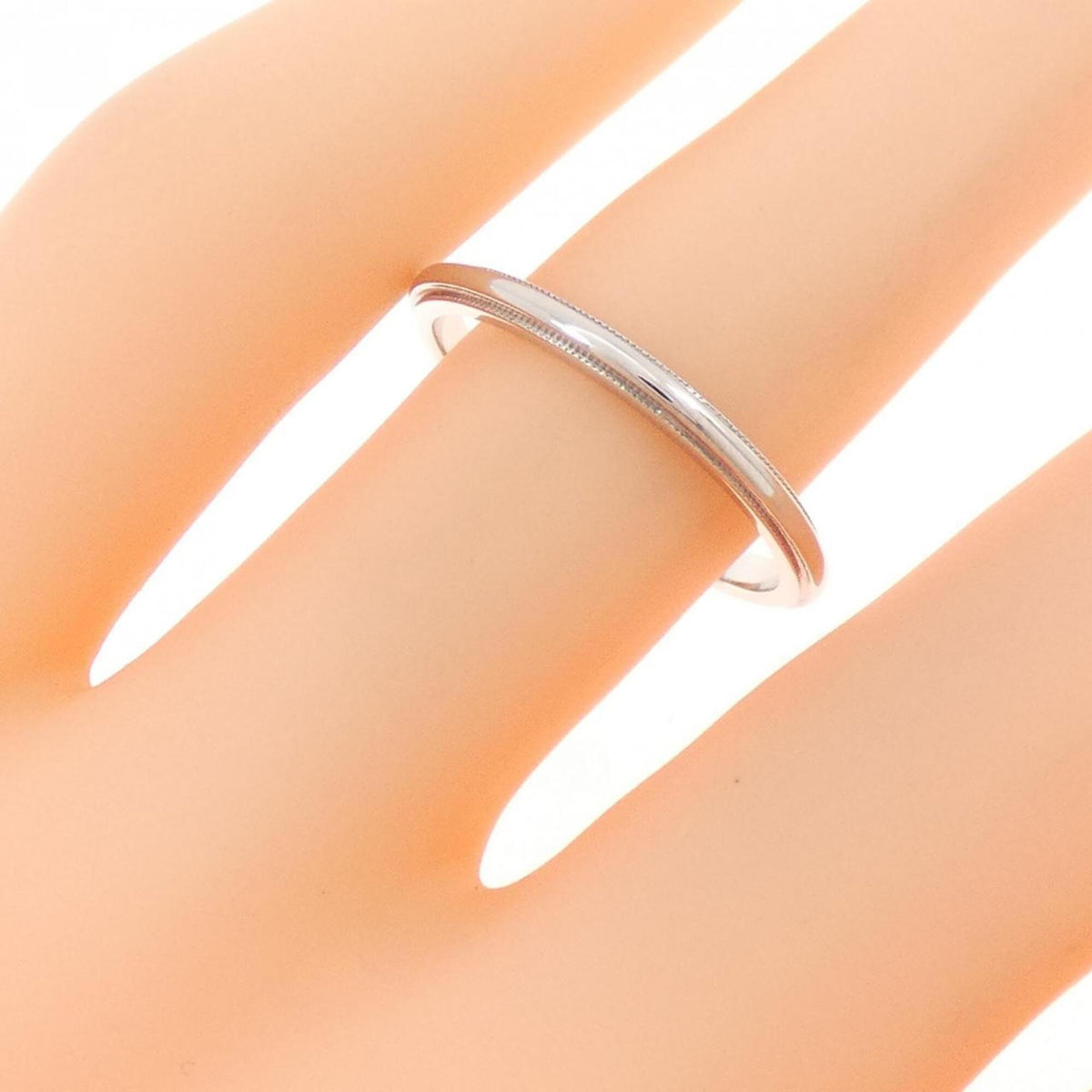 Tiffany Platinum 950 Band Ring (Pre-Owned)