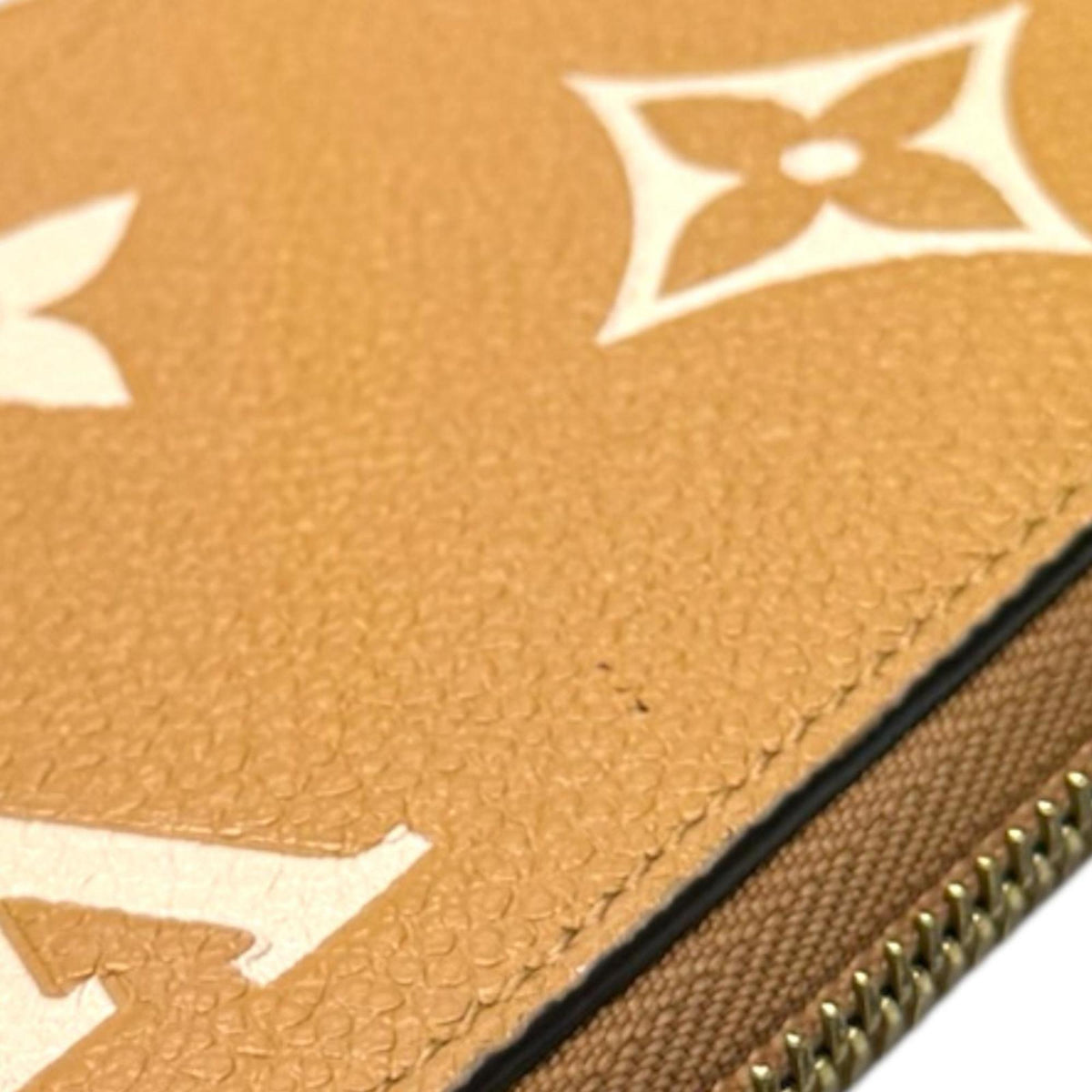 Louis Vuitton Monogram Empreinte Beige Galle Or Monogram Empreinte Coin Purse/Coin Case (Pre-Owned)