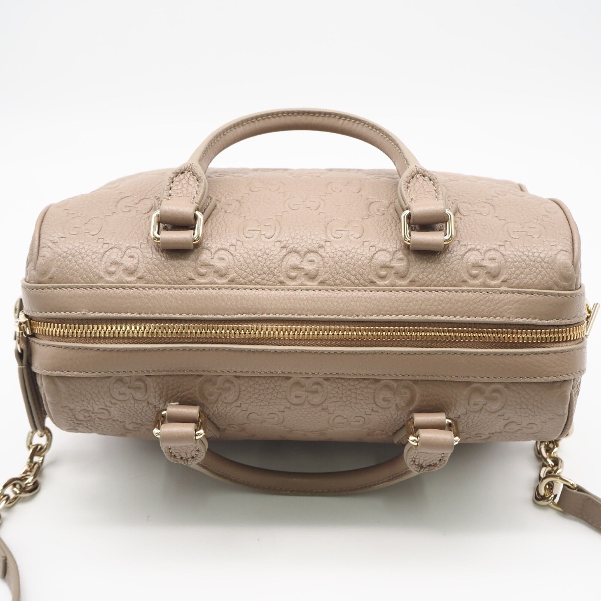 Gucci Beige Leather Handbag (Pre-Owned)