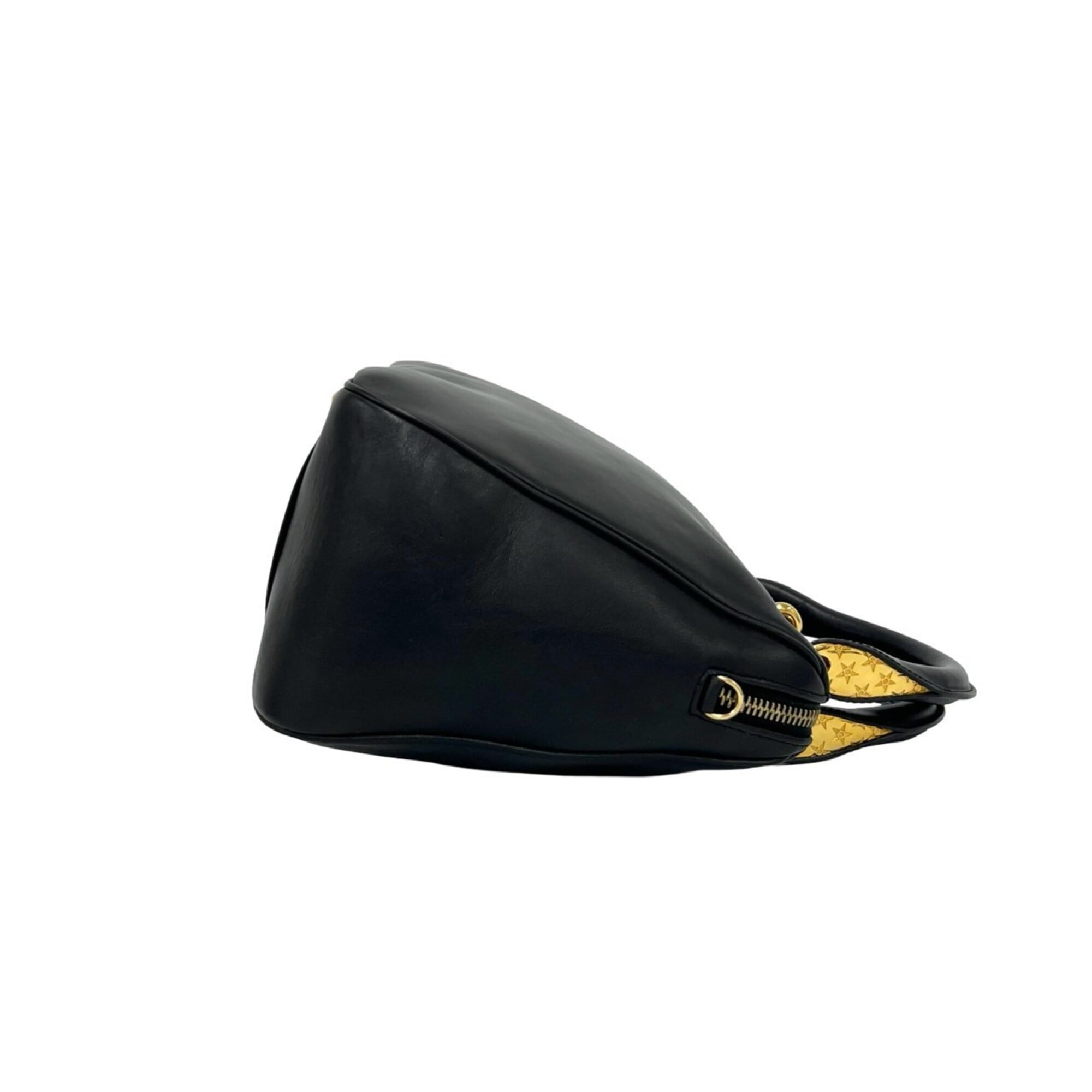 Celine Black Leather Boston Bag Handbag (Pre-Owned)