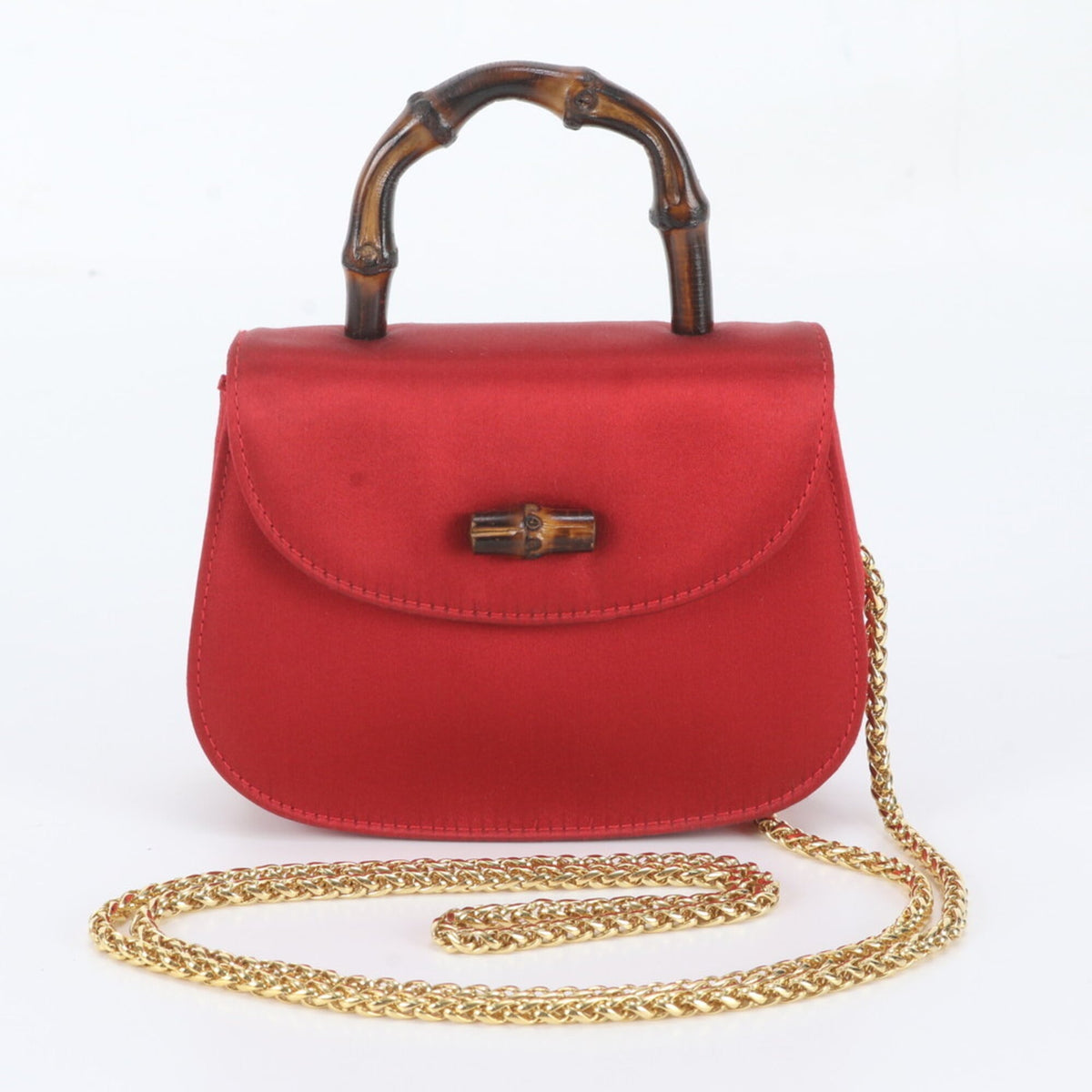 Gucci Red Color Handbag Shoulder Bag (Pre-Owned)