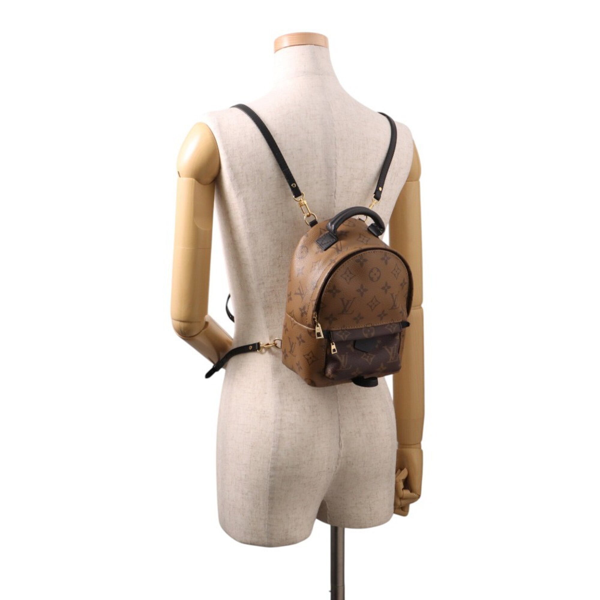 Louis Vuitton Monogram Reverse Brown Noir Monogram Reverse Monogram Backpack (Pre-Owned)