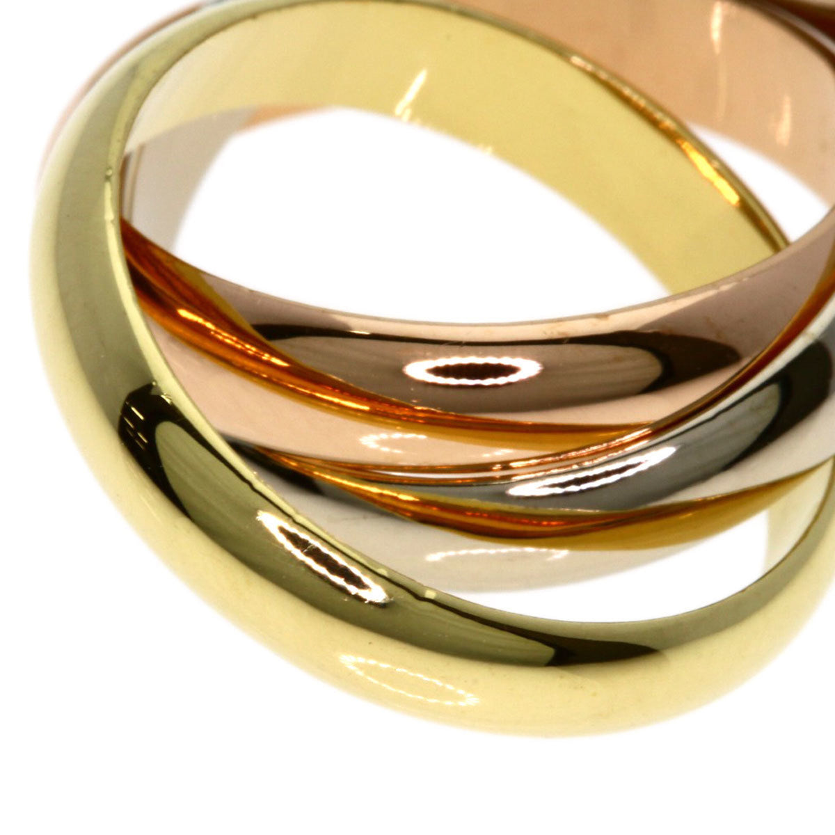 Cartier Trinity Yellow Gold (18K) Pink Gold (18K) White Gold (18K) Band Ring (Pre-Owned)