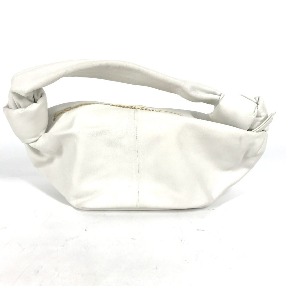 Bottega Veneta White Leather Handbag (Pre-Owned)