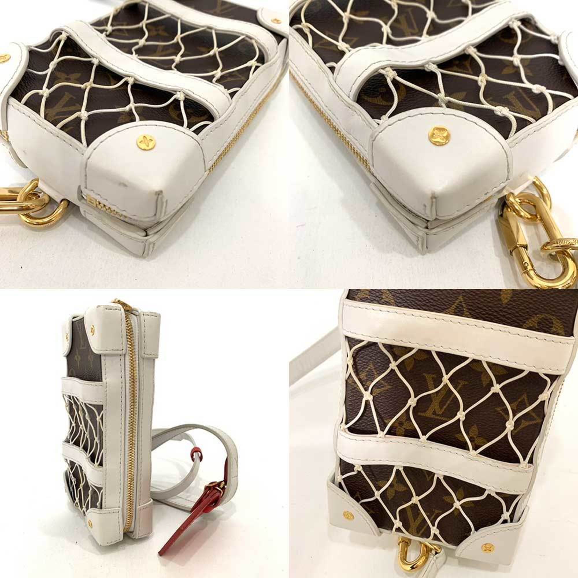 Louis Vuitton Monogram Brown White Monogram Shoulder Bag (Pre-Owned)