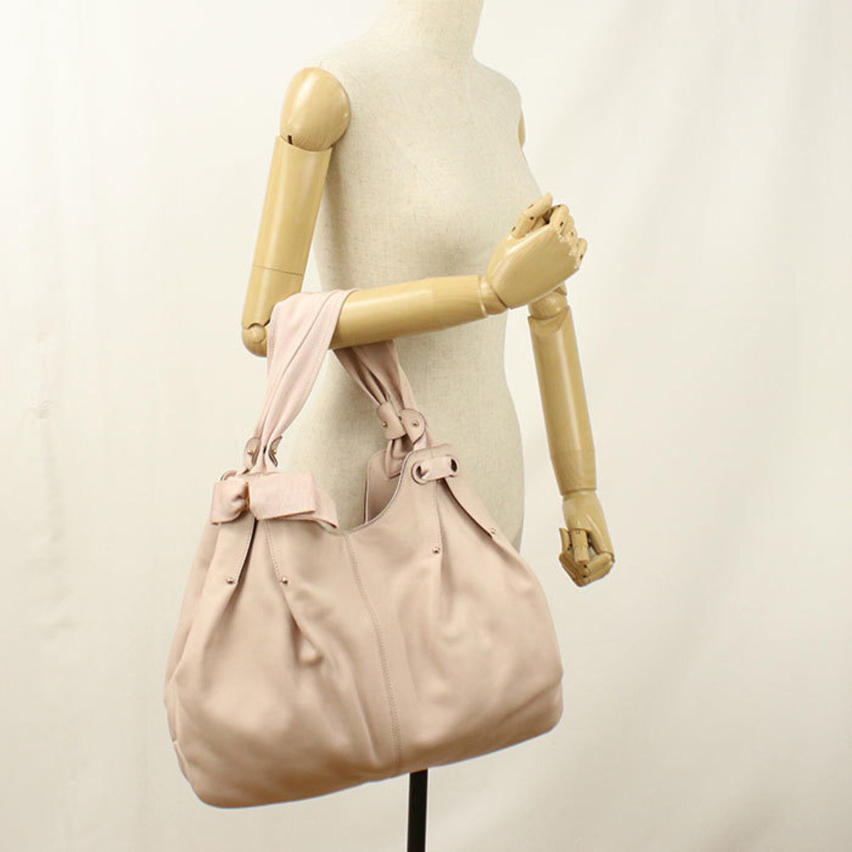 Salvatore Ferragamo Pink Leather Tote Bag (Pre-Owned)