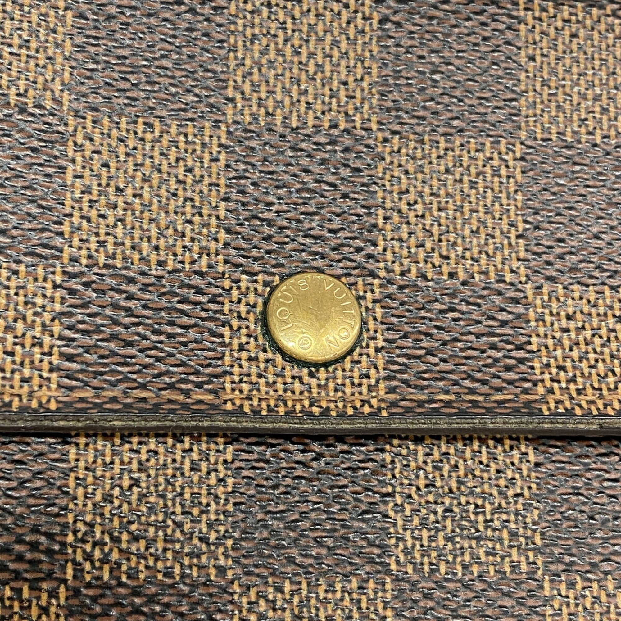 Louis Vuitton Ebene Long Wallet (Bi-Fold) (Pre-Owned)