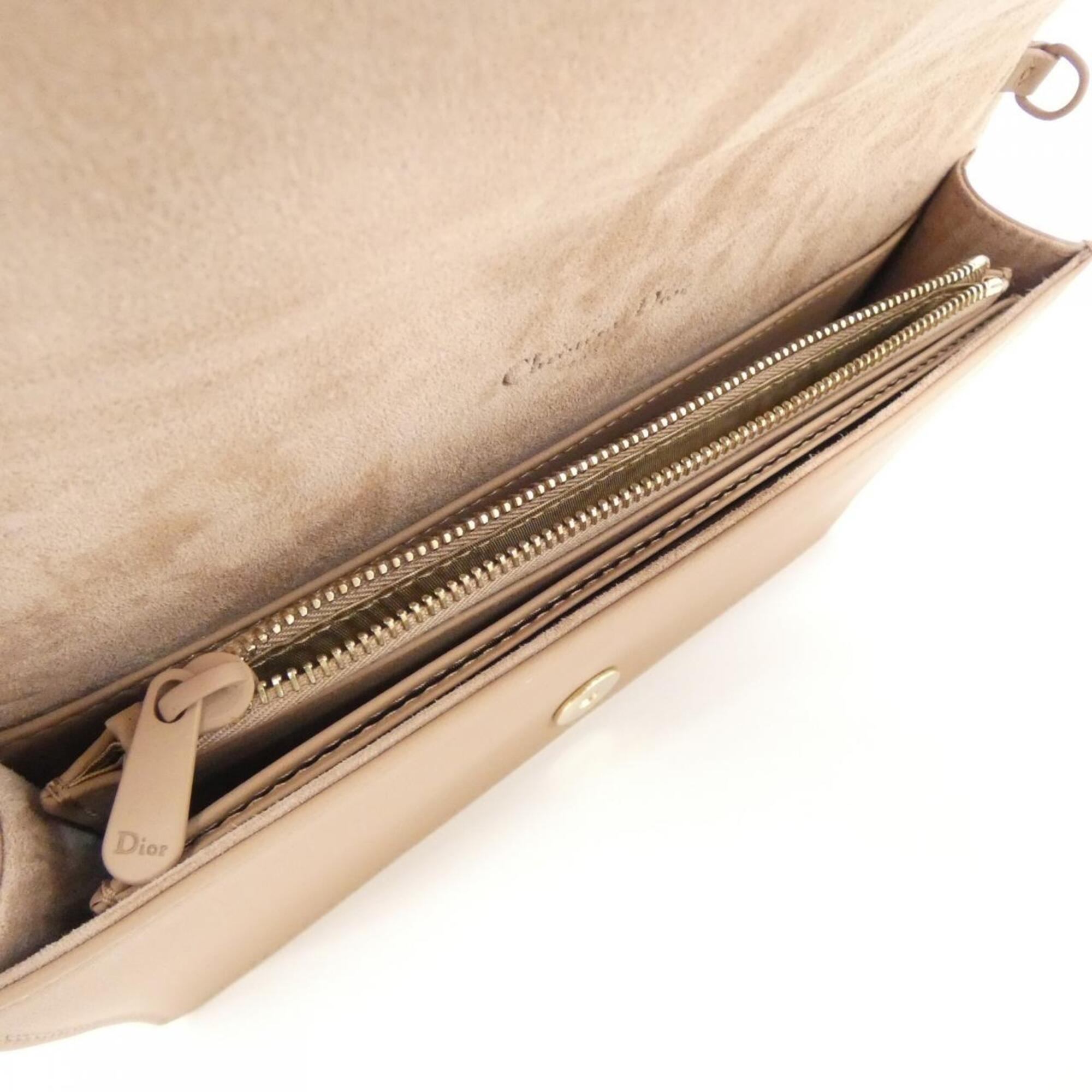 Christian Dior Lady Dior Pink Beige Handbag (Pre-Owned)