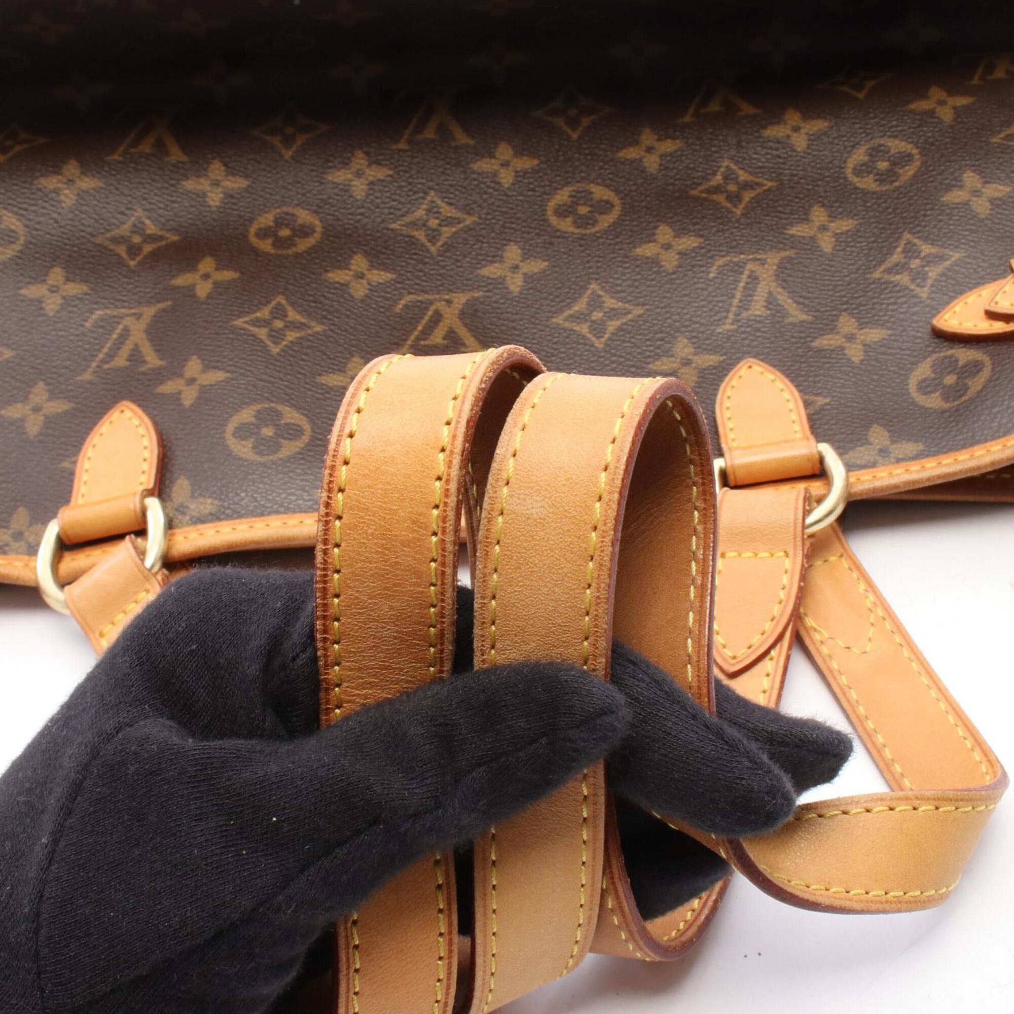 Louis Vuitton Brown Monogram Coated Canvas Handbag Shoulder Bag (Pre-Owned)
