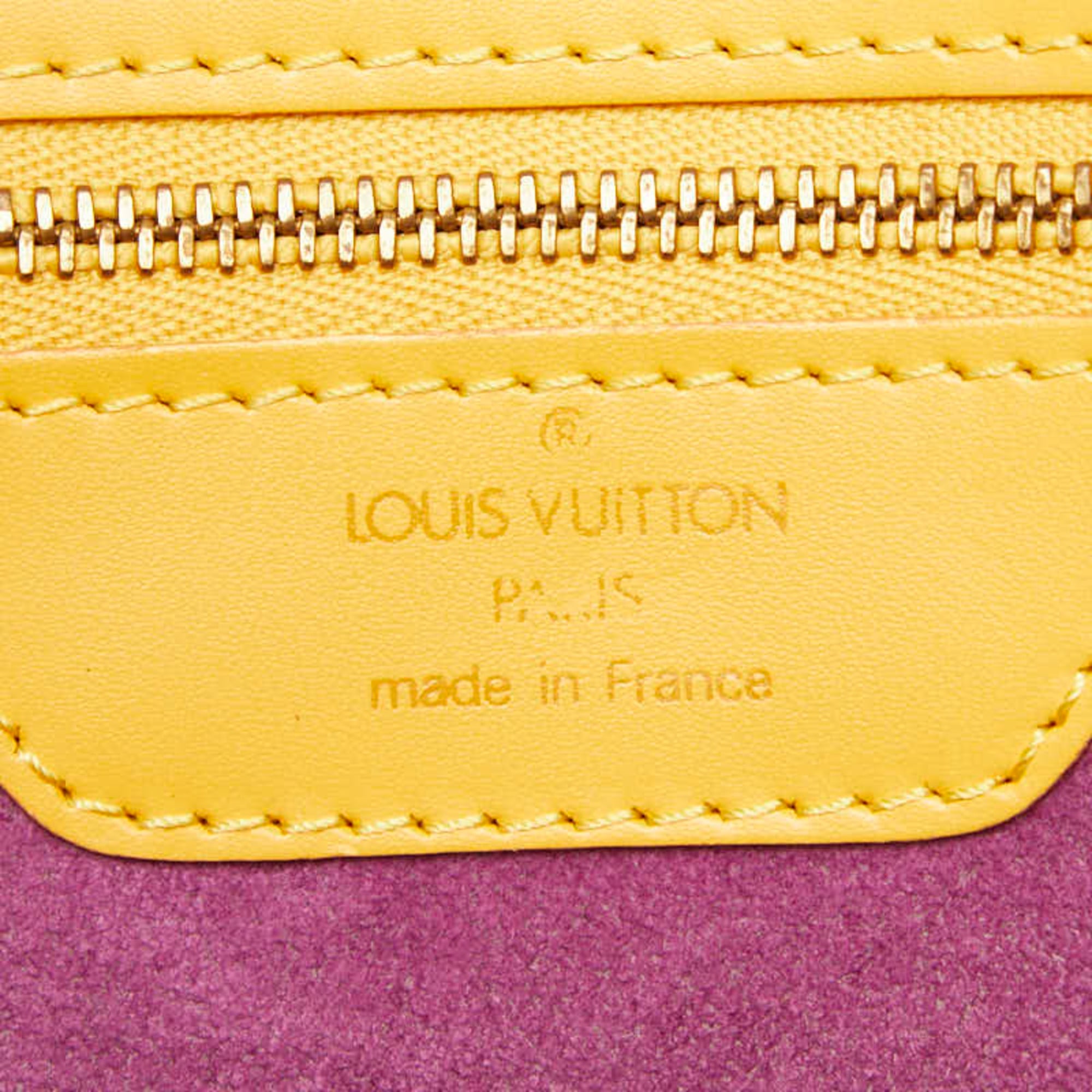 Louis Vuitton Yellow Leather Shoulder Bag (Pre-Owned)