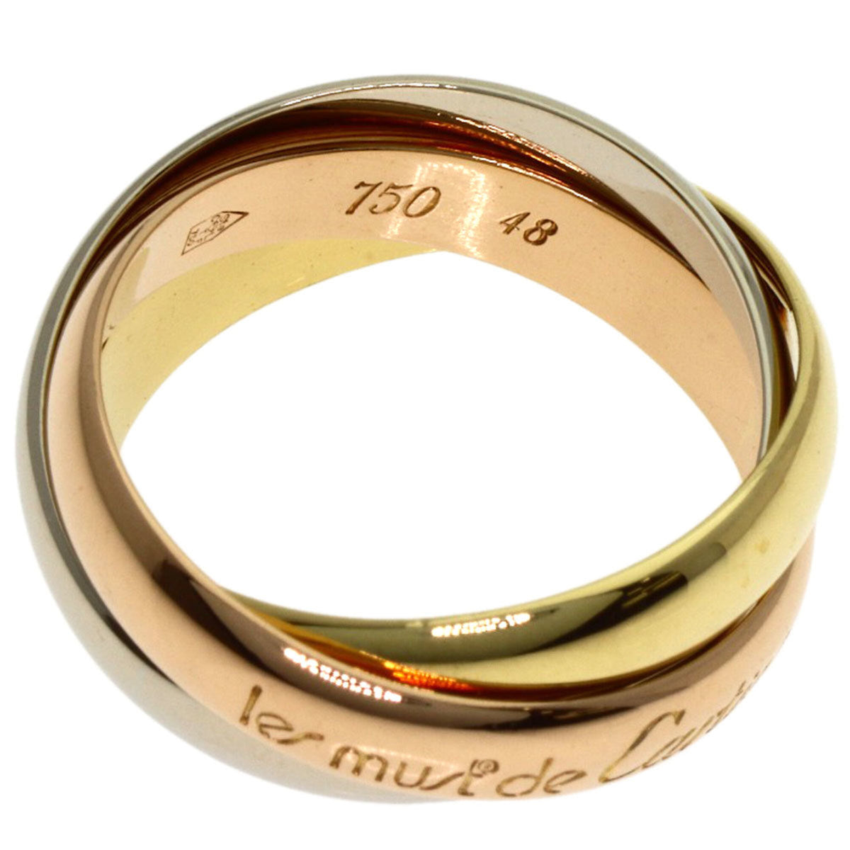 Cartier Trinity Yellow Gold (18K) Pink Gold (18K) White Gold (18K) Band Ring (Pre-Owned)