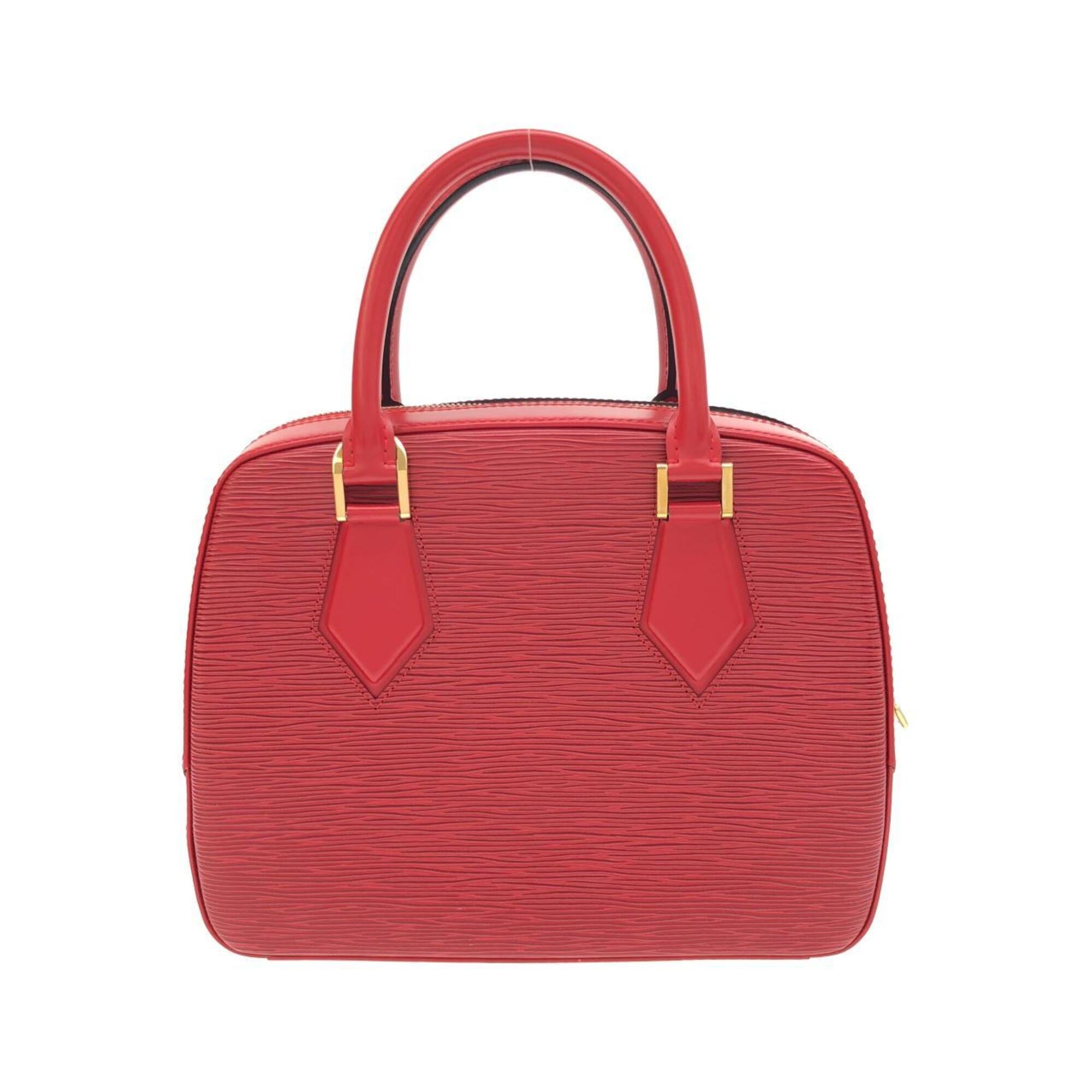 Louis Vuitton Red Color Leather Handbag (Pre-Owned)