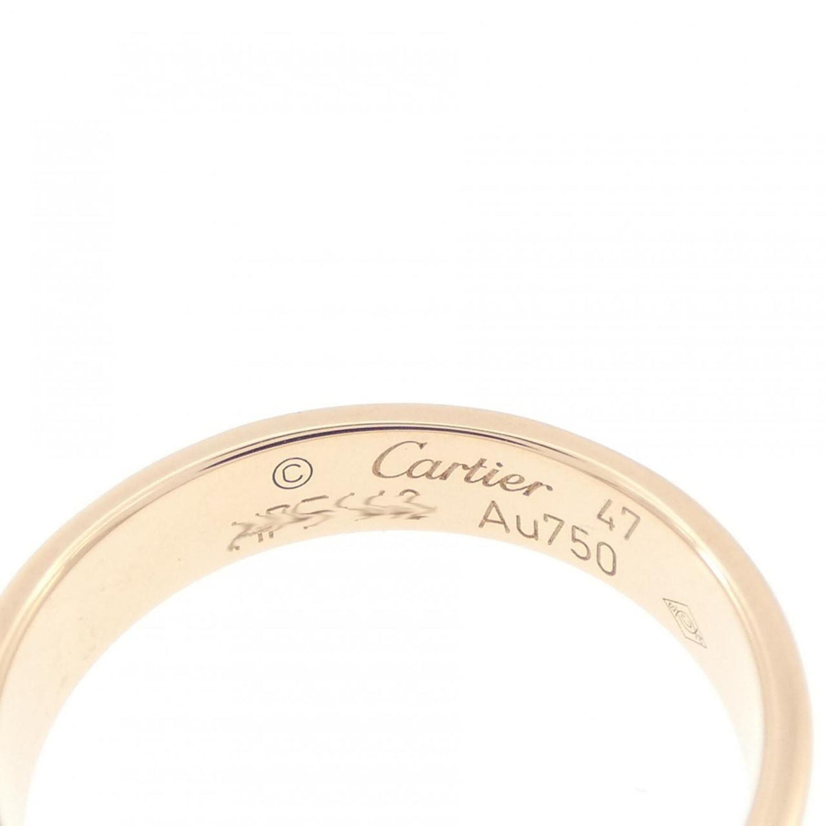 Cartier Love Pink Gold (18K) Band Ring (Pre-Owned)