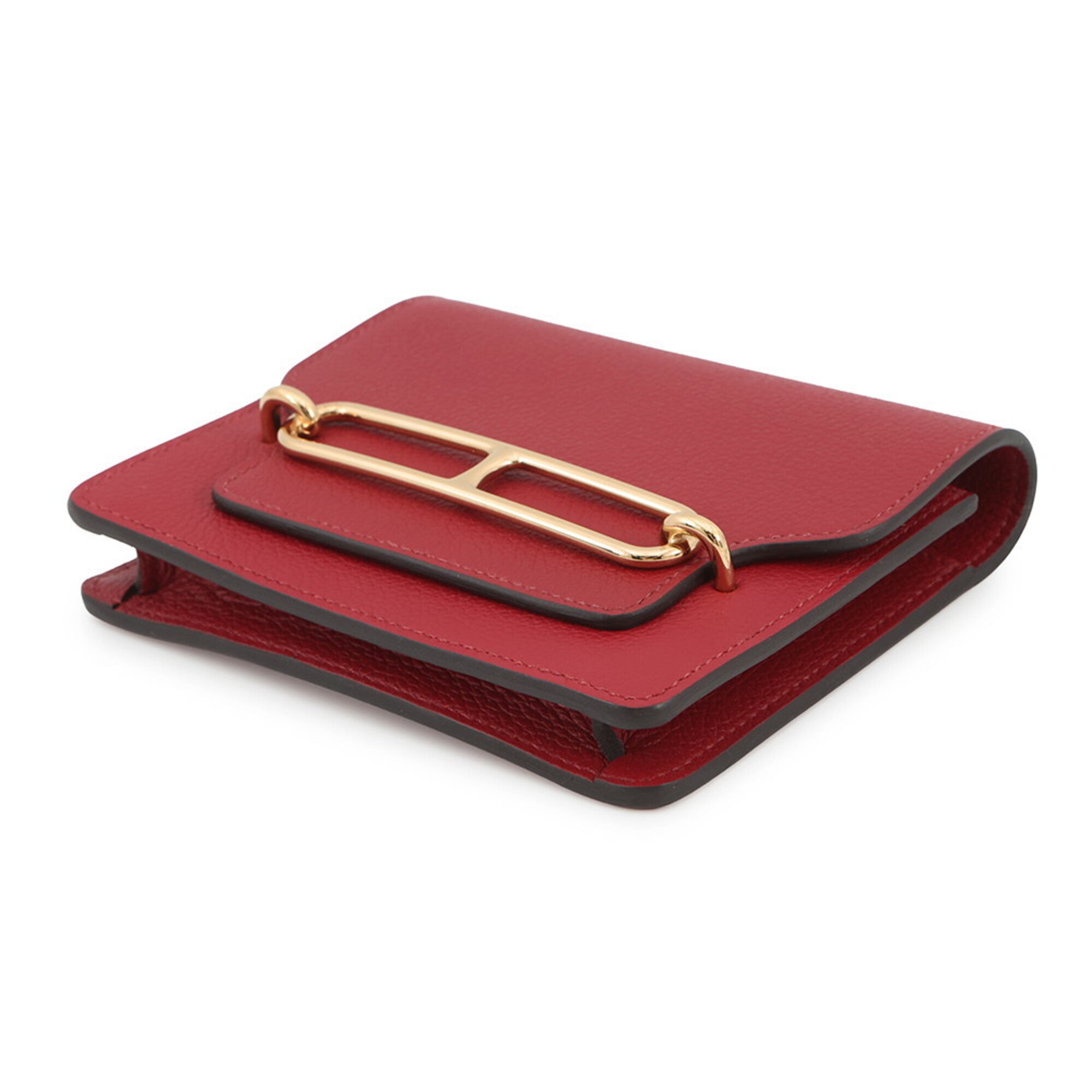 Hermes Rouge H Coin Purse/Coin Case (Pre-Owned)