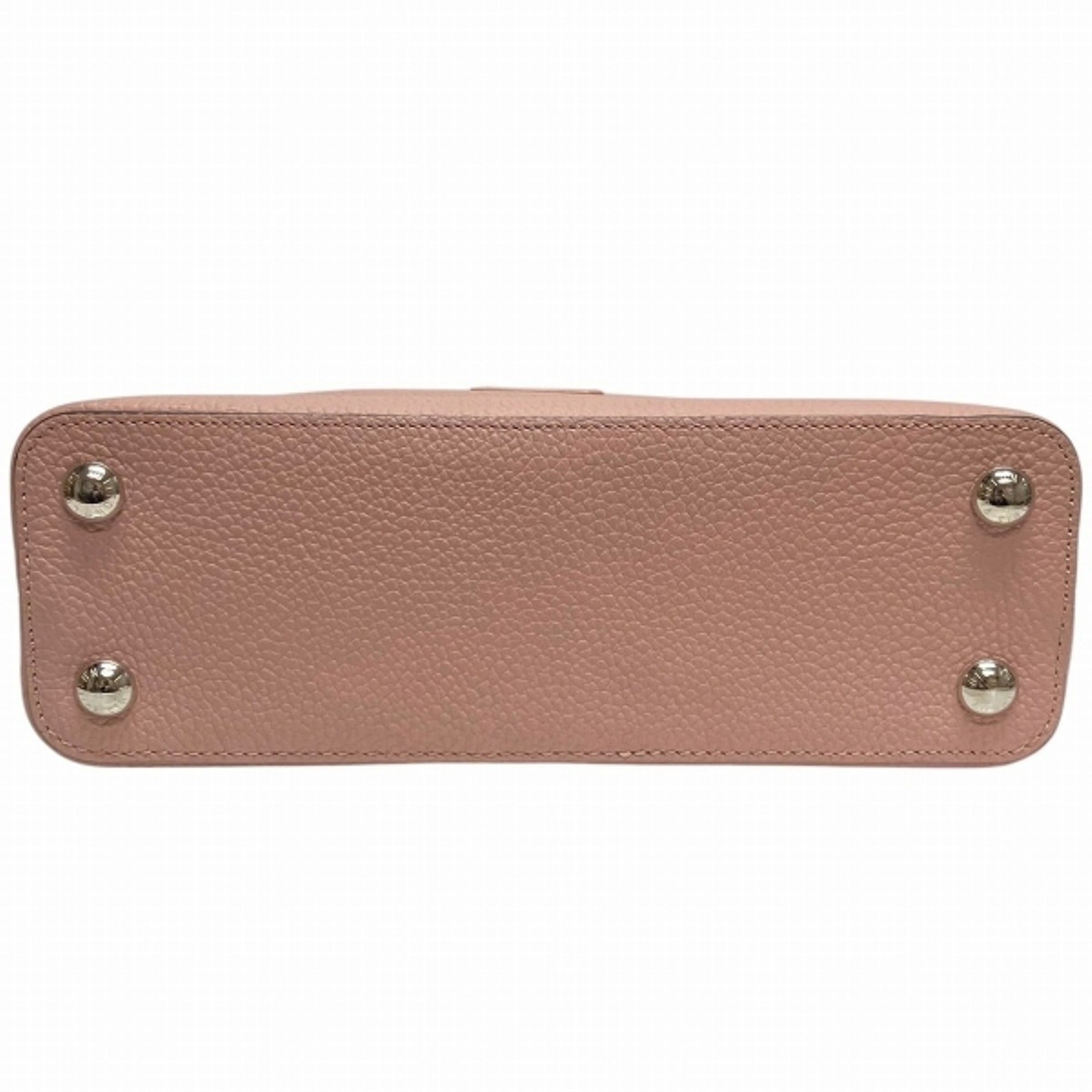 Louis Vuitton Pink Leather Handbag (Pre-Owned)