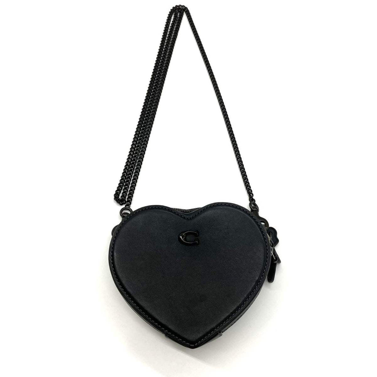 Coach Black Leather Shoulder Bag (Pre-Owned)