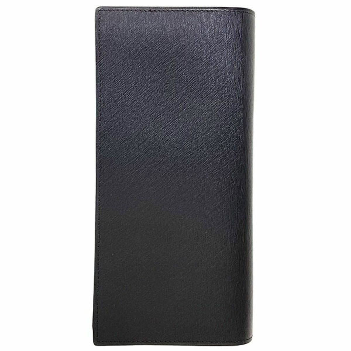 Dunhill Dark Brown Leather Long Bill Wallet (Bi-Fold) (Pre-Owned)