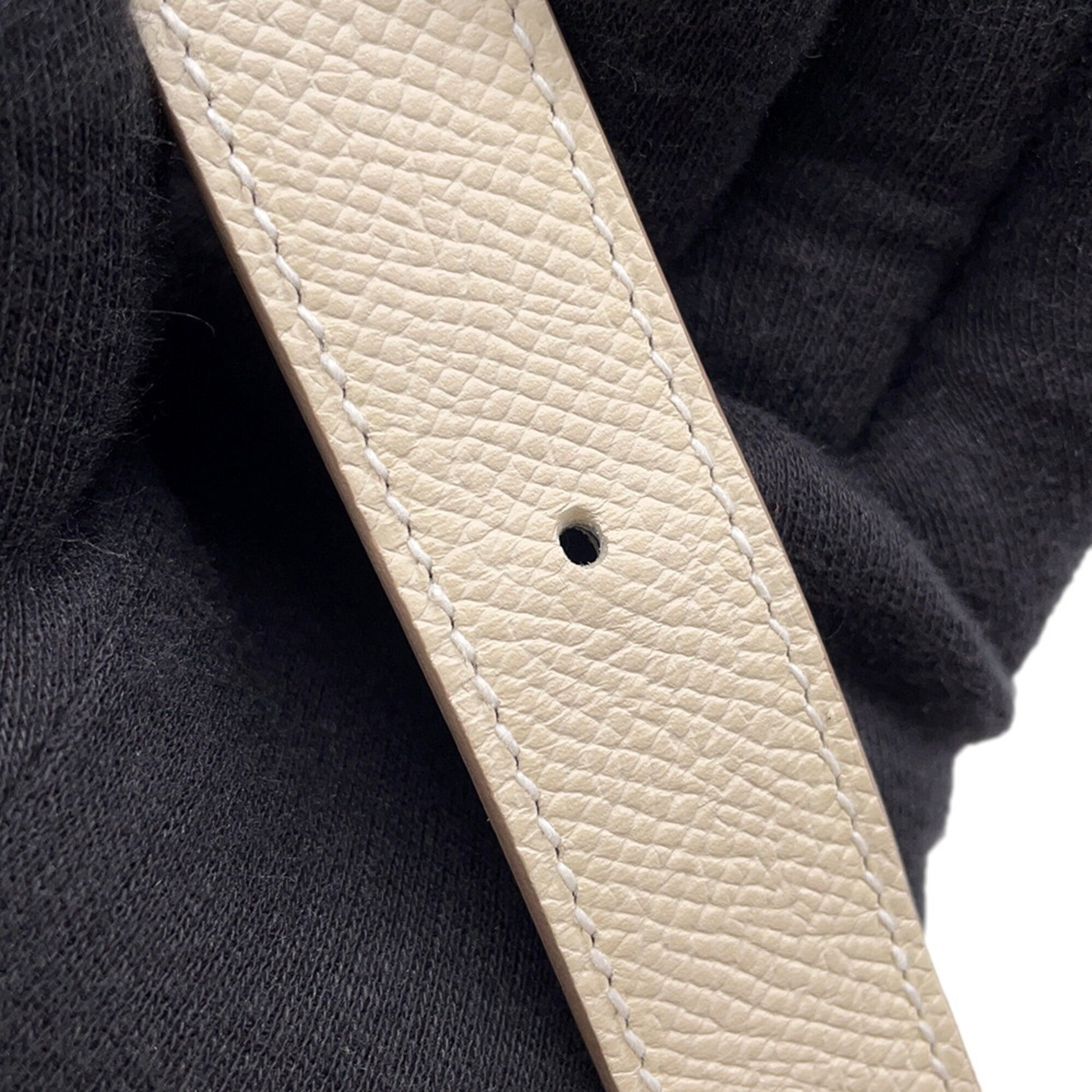 Hermes White Epsom Leather Handbag (Pre-Owned)
