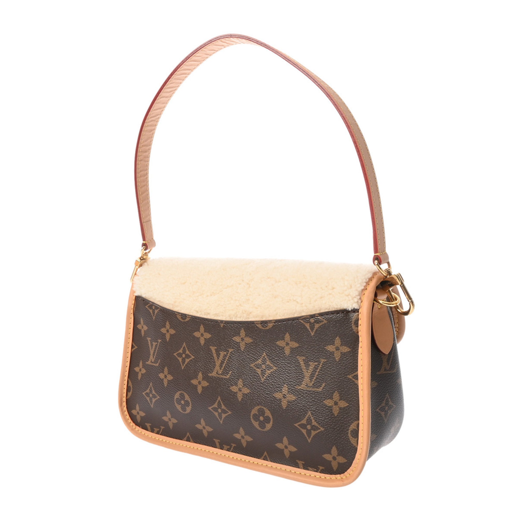 Louis Vuitton Brown Monogram Canvas Shoulder Bag (Pre-Owned)