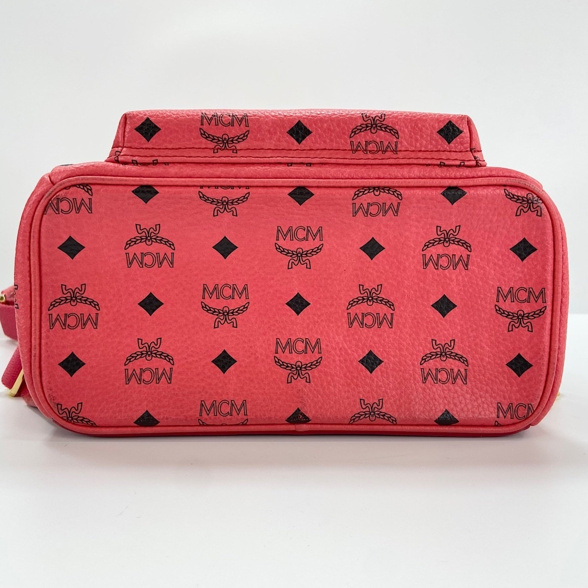 Mcm Red Color Backpack (Pre-Owned)