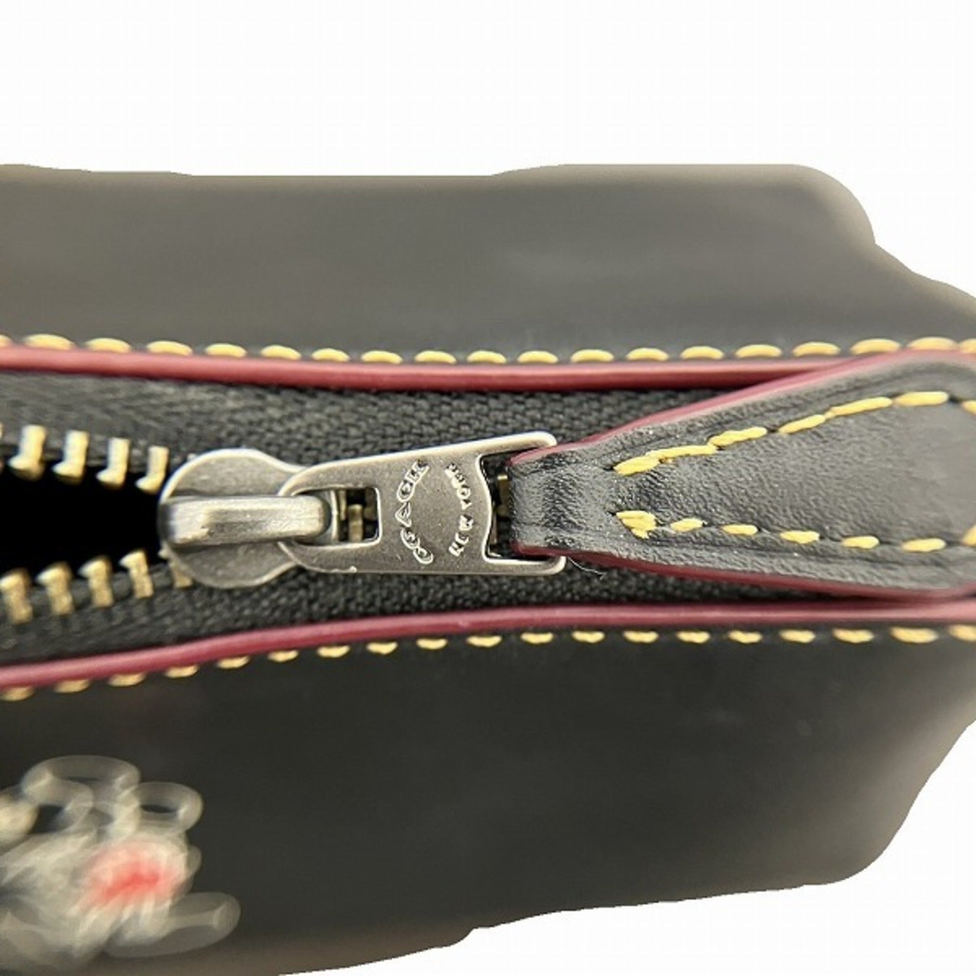 Coach Black Leather Pouch (Pre-Owned)
