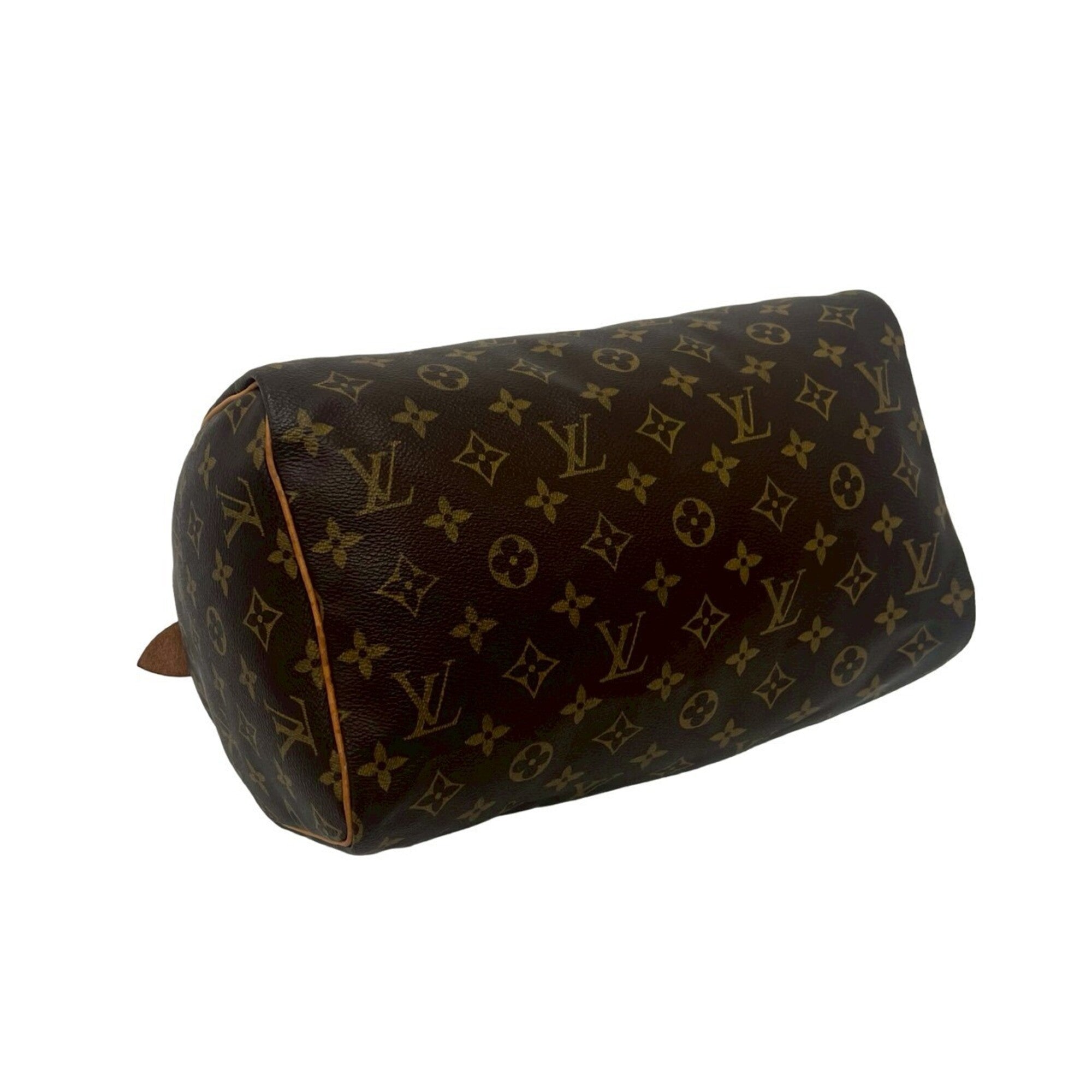 Louis Vuitton Brown Leather Pvc Boston Bag Handbag (Pre-Owned)