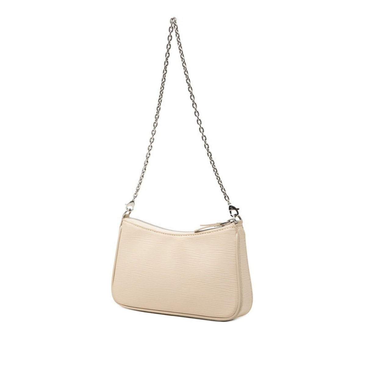 Louis Vuitton Beige Leather Handbag Shoulder Bag (Pre-Owned)