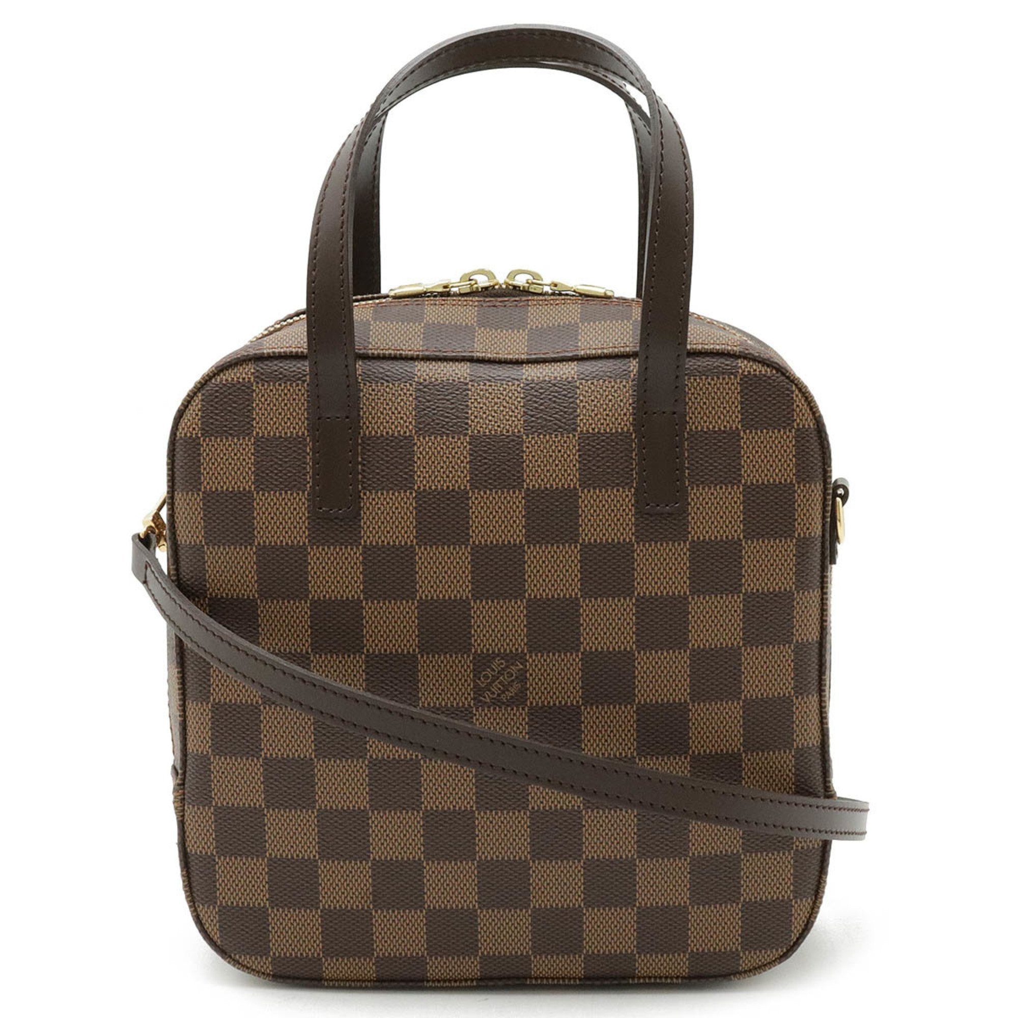 Louis Vuitton Damier Canvas Pvc Handbag Shoulder Bag (Pre-Owned)