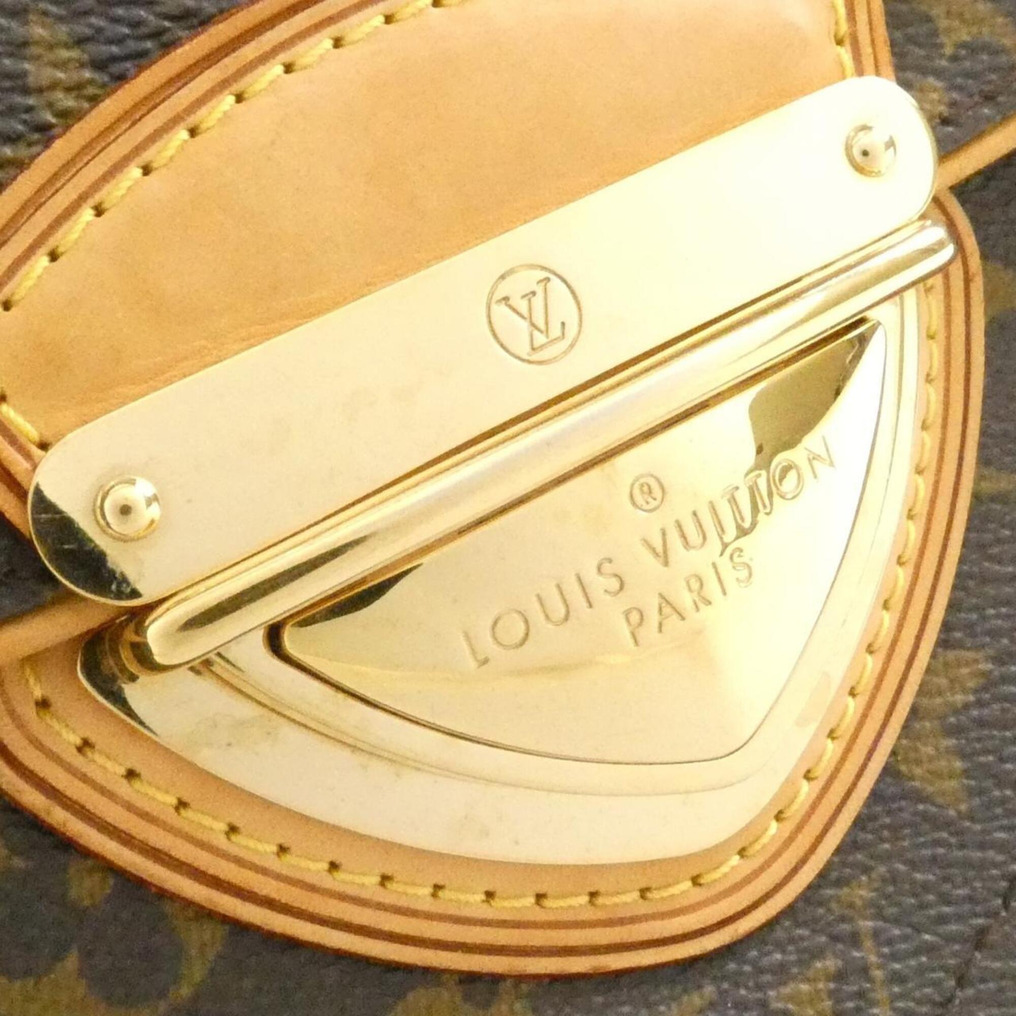 Louis Vuitton Monogram Marron Coated Canvas Shoulder Bag (Pre-Owned)