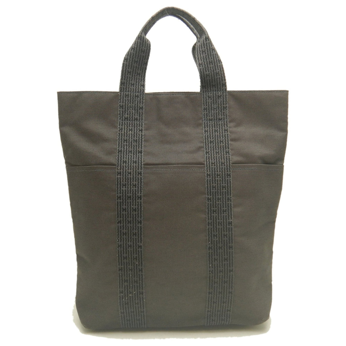 Hermes Gray Nylon Tote Bag (Pre-Owned)