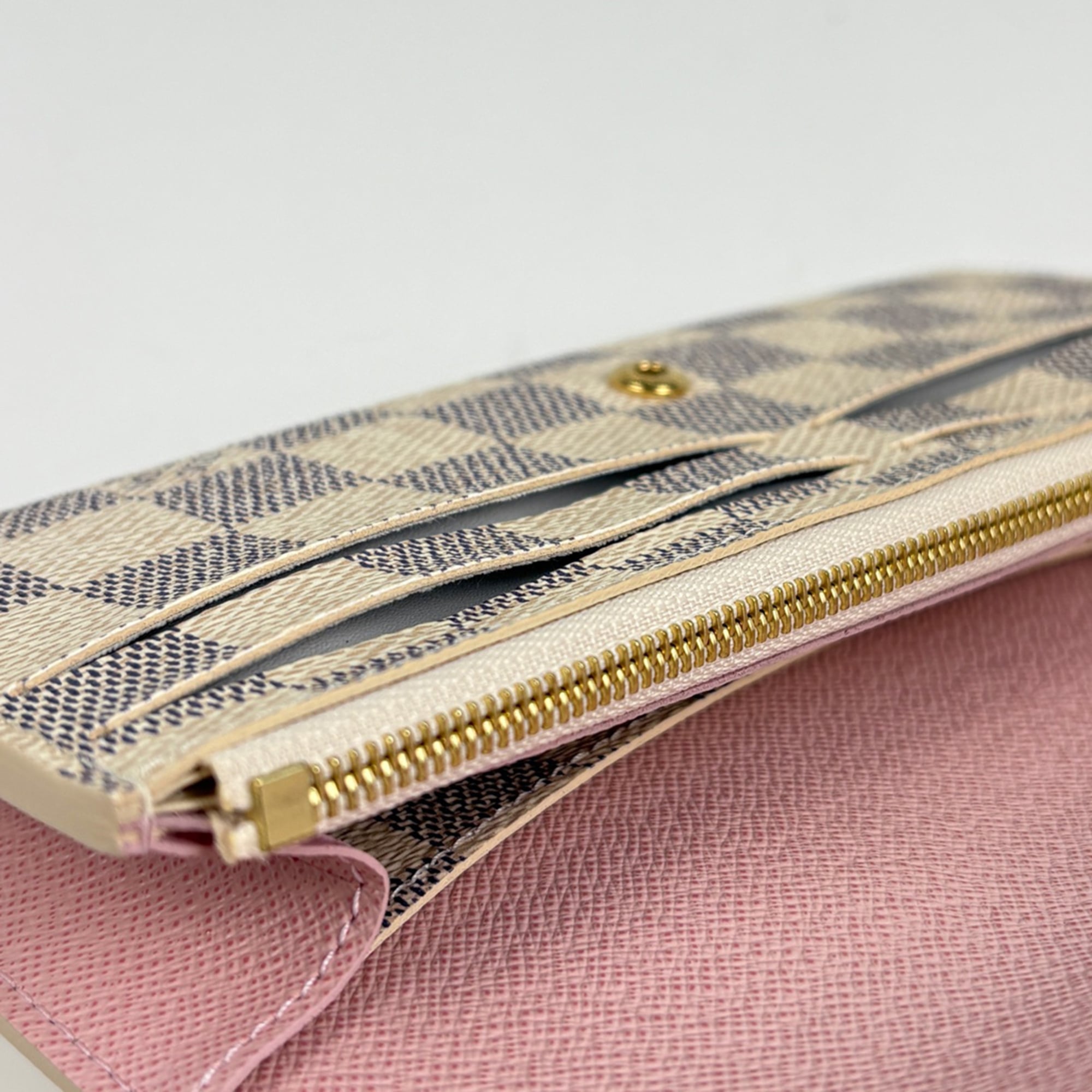 Louis Vuitton Damier Azur Rose Ballerine White Damier Azur (Pre-Owned)