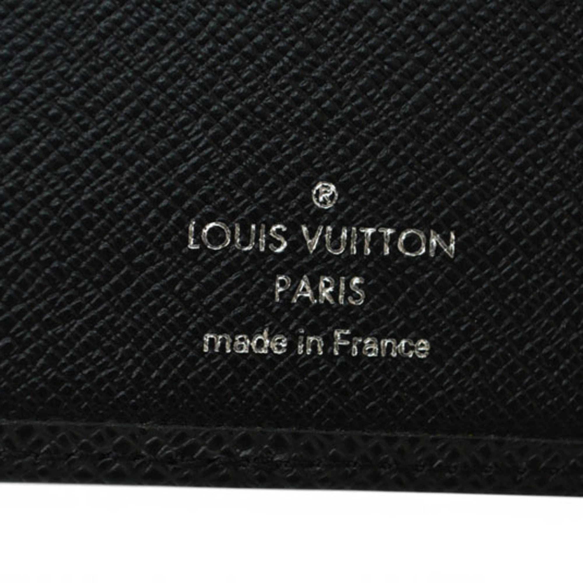 Louis Vuitton Taiga Ardoise Leather Wallet (Bi-Fold) (Pre-Owned)