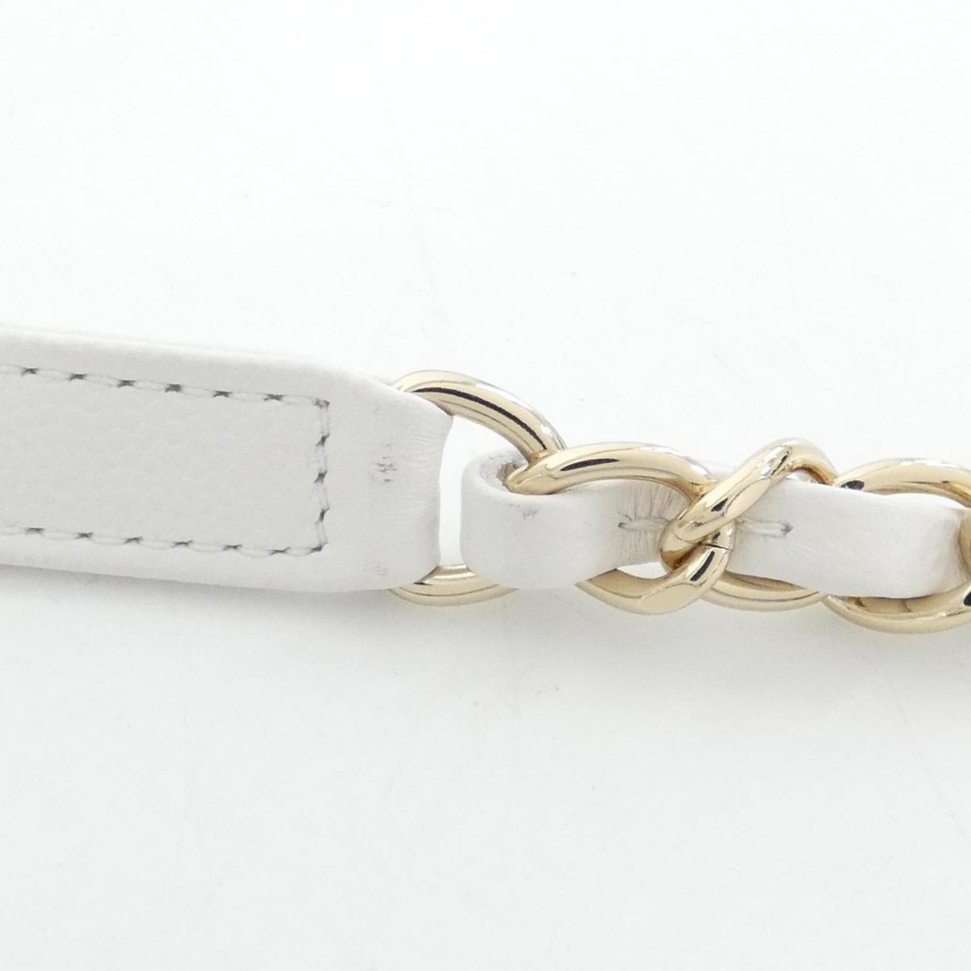 Chanel White Grained Calfskin Backpack (Pre-Owned)